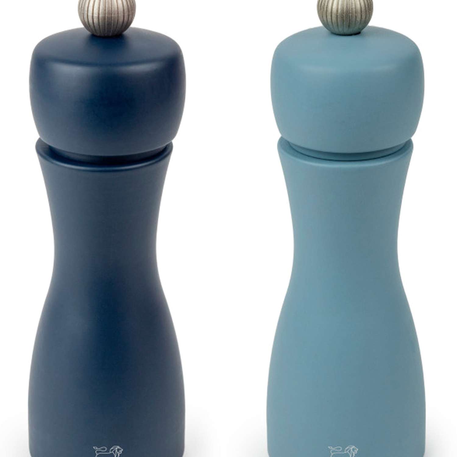 Peugeot Wooden Salt & Pepper Mills 15cm - Blue Mix - Available at M&S