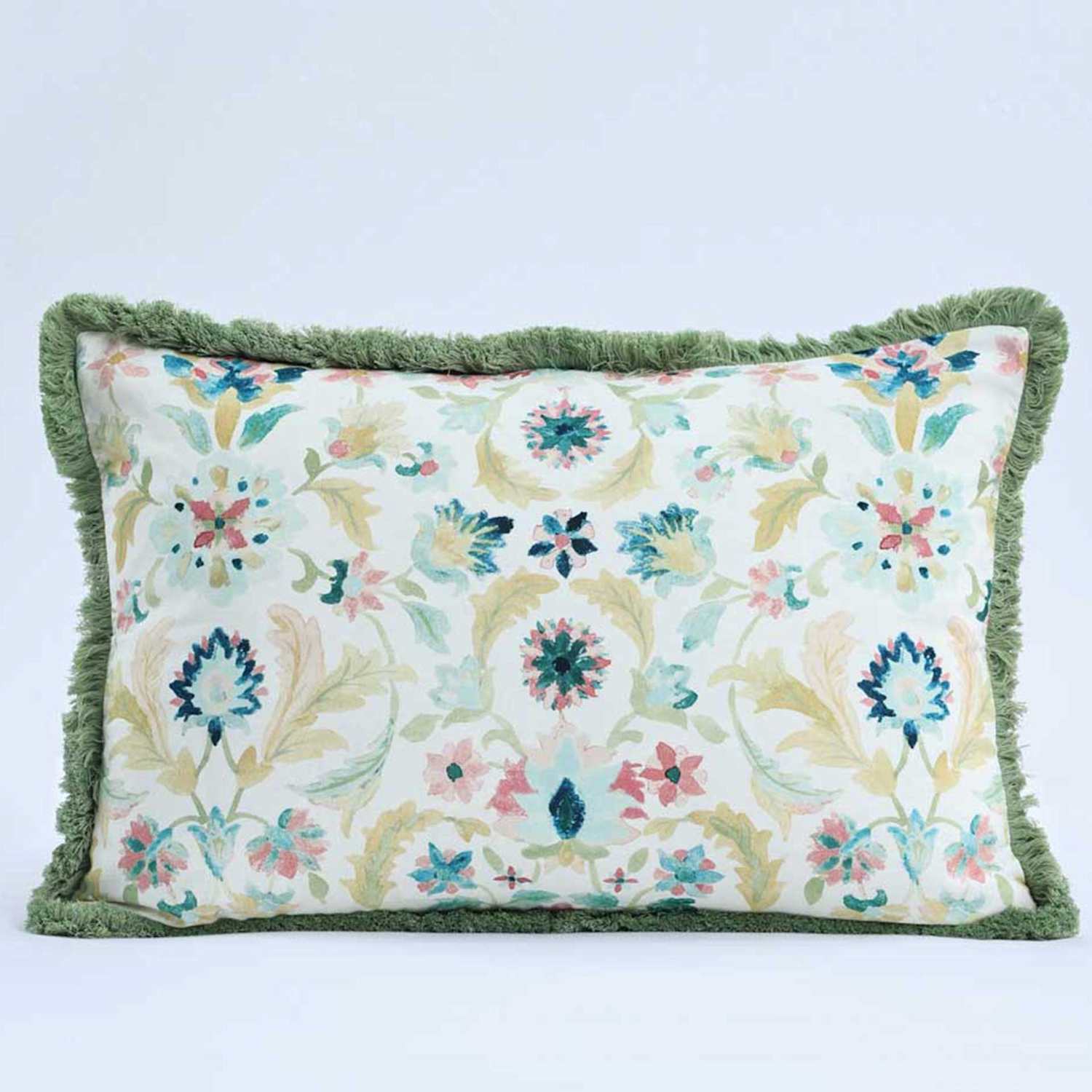 Mm Linen Linen Mix Freya Cushion - Multi - Available at M&S