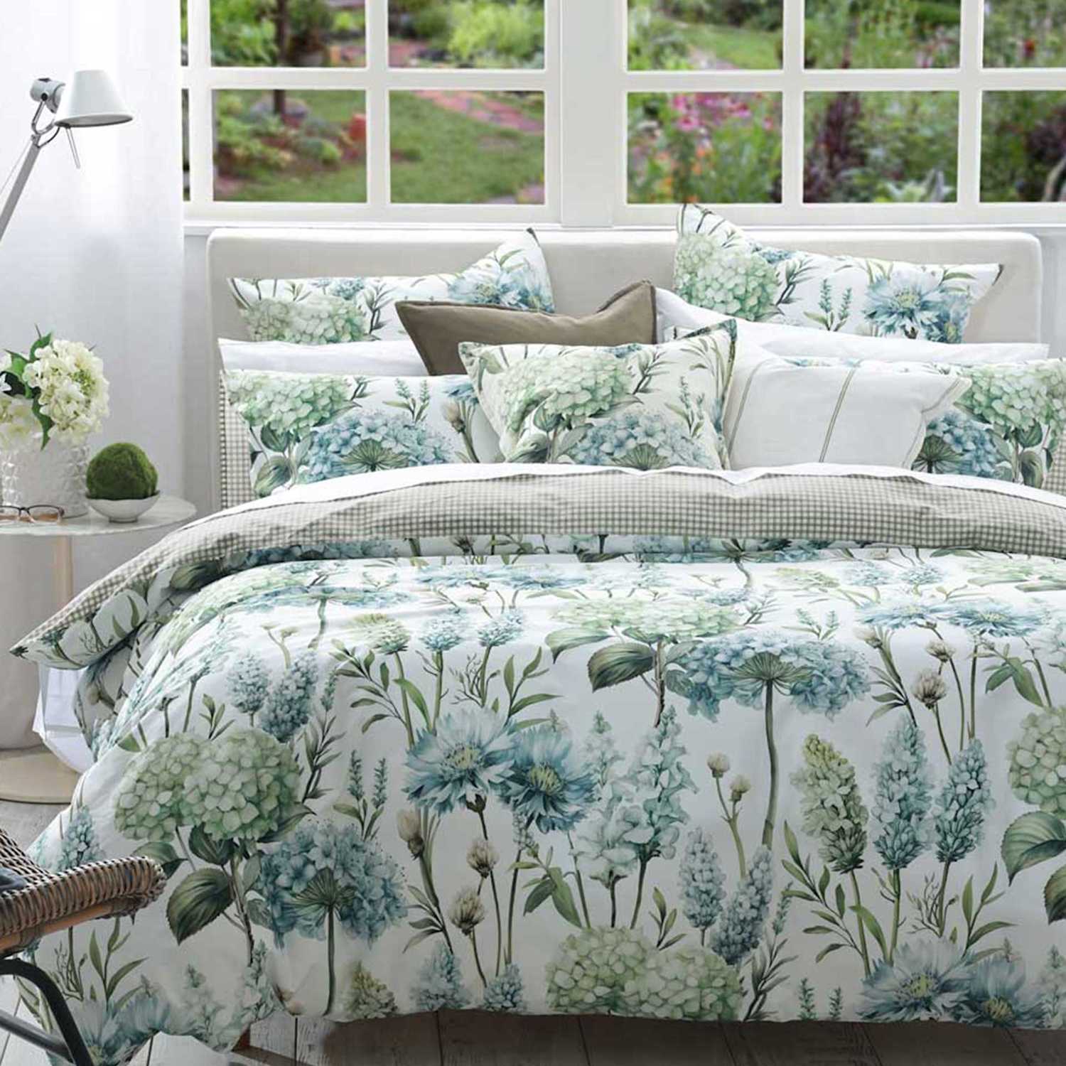 Mm Linen Pure Cotton Floral Reversible Bedding Set - King Size (5 ft) - Multi - Available at M&S