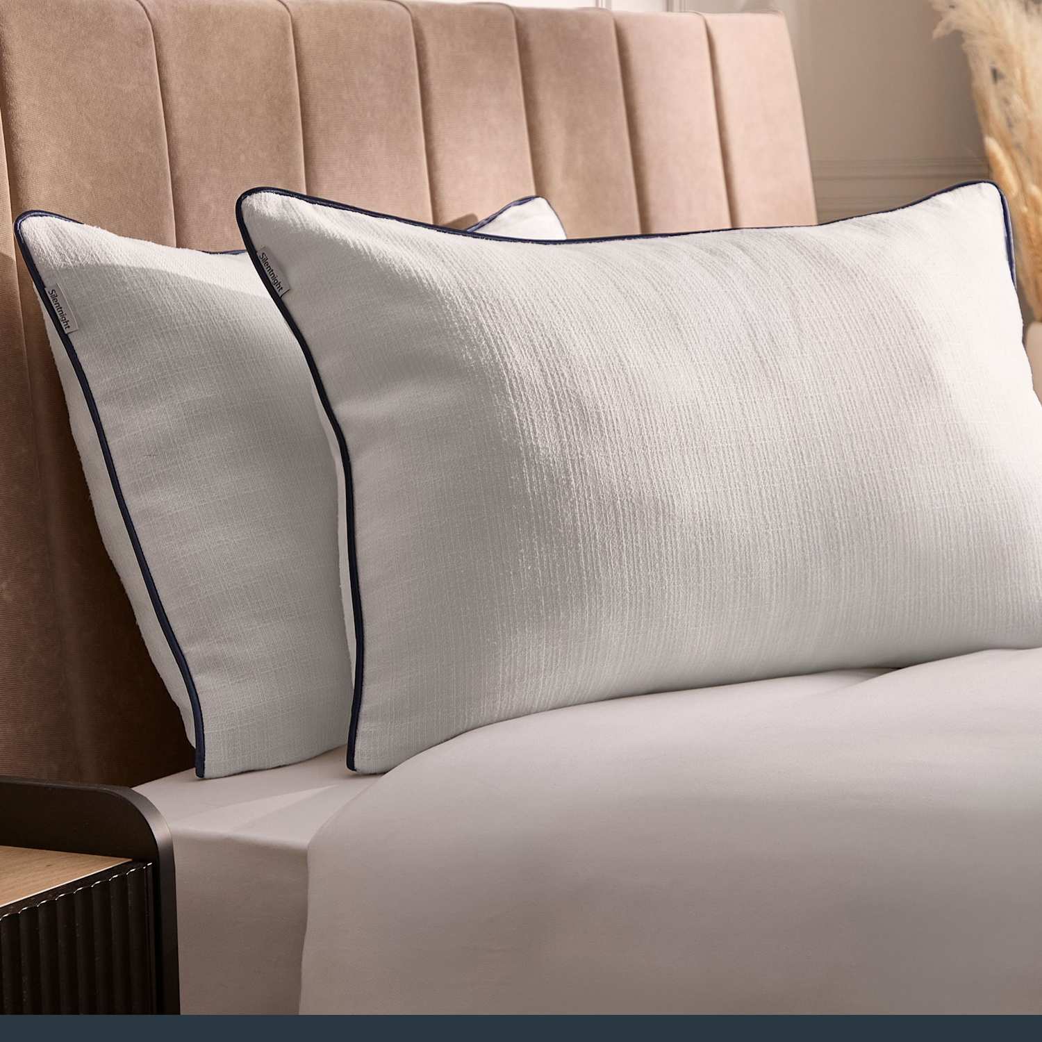 Silentnight 2 Pack Hotel Collection Prestige Pillows - White - Available at M&S