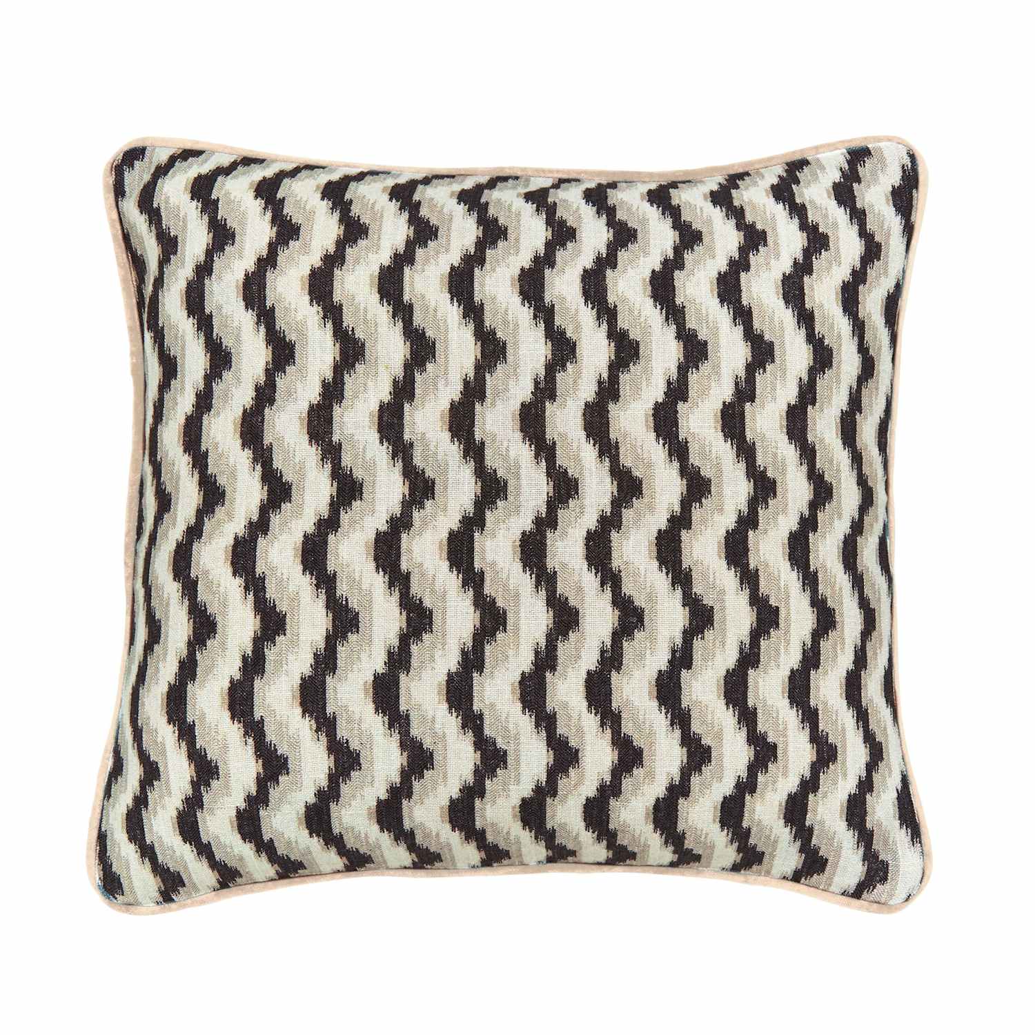 Bedeck Of Belfast Harun Rectangle Cushion - Charcoal Mix - Available at M&S