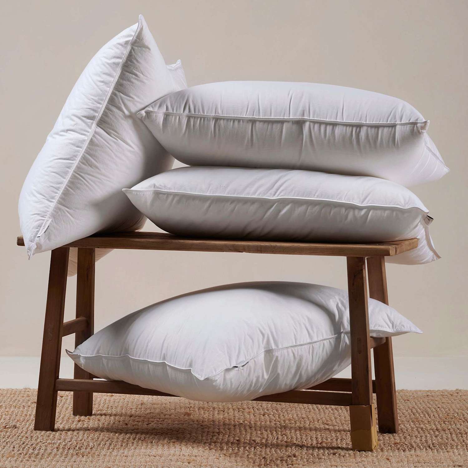 Bedfolk Down Alternative Pure Cotton Pillow - White - Available at M&S