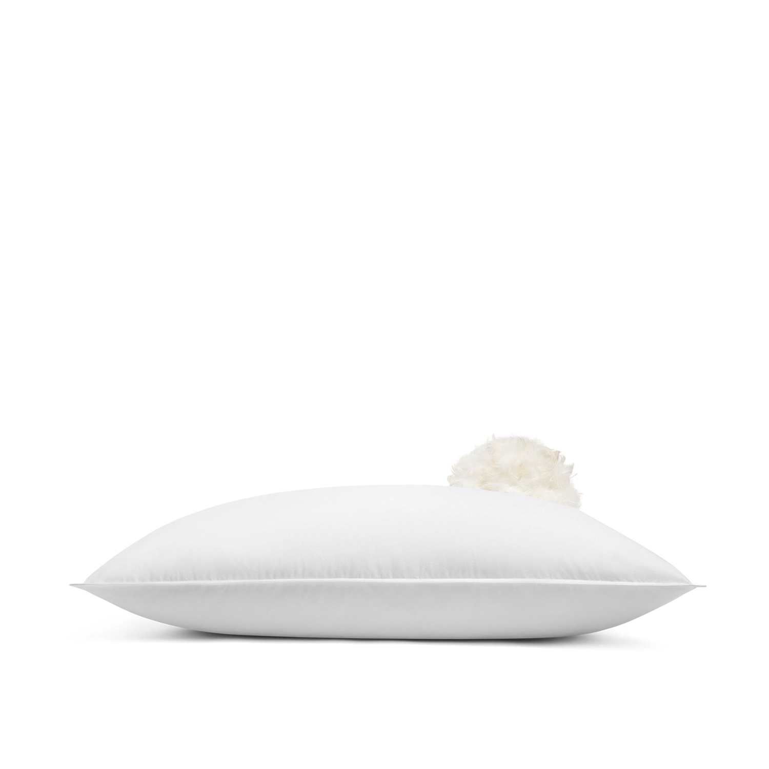 Bedfolk Duck Feather & Down Pure Cotton Pillow - White - Available at M&S