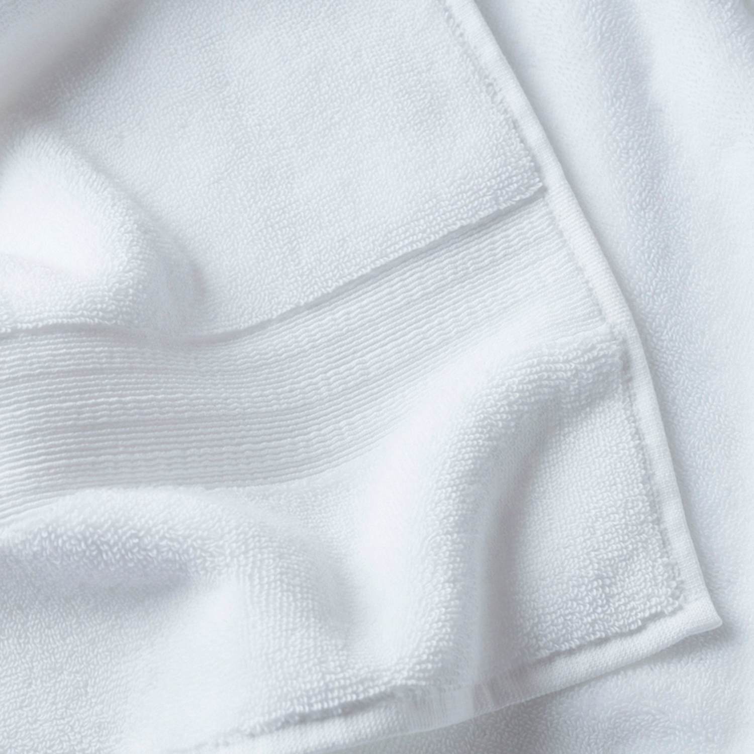 Bedfolk Pure Cotton Bath Towel - Bath Towel - White - Available at M&S