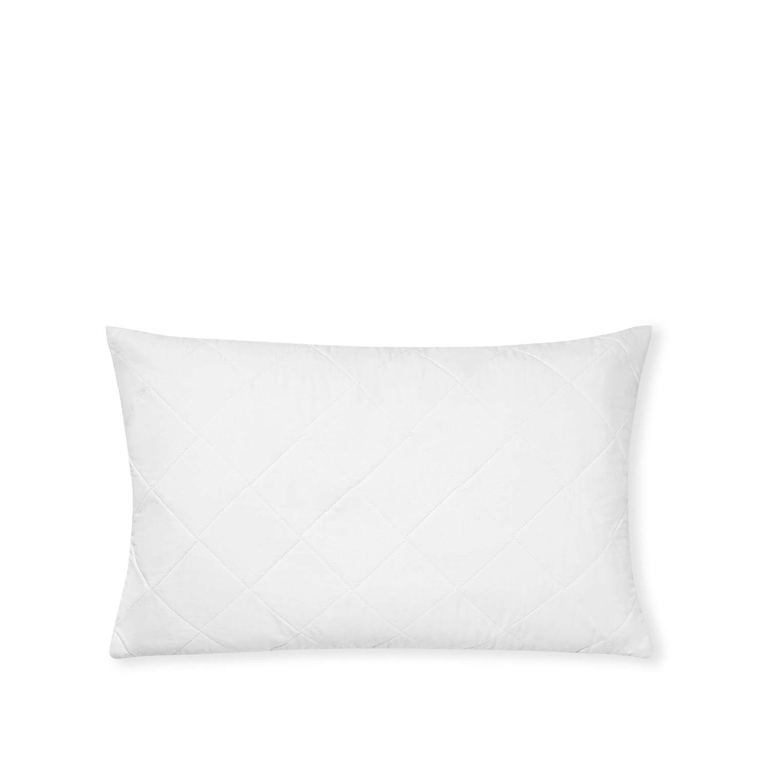 Bedfolk Pure Cotton Quilted Pillow Protector - White - Available at M&S