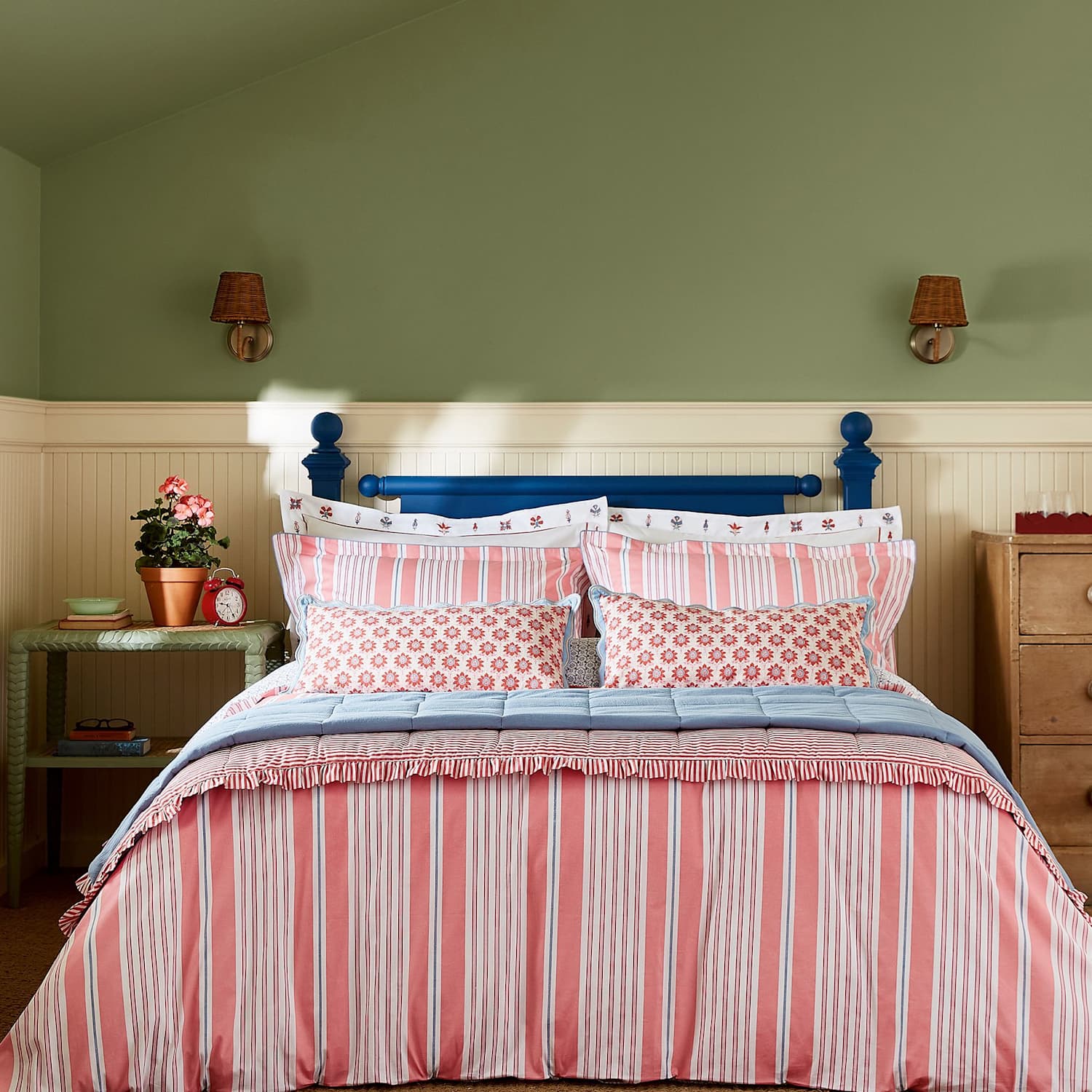 Joules Pure Cotton Siesta To Fiesta Large Bolster Cushion - Beige Mix - Available at M&S