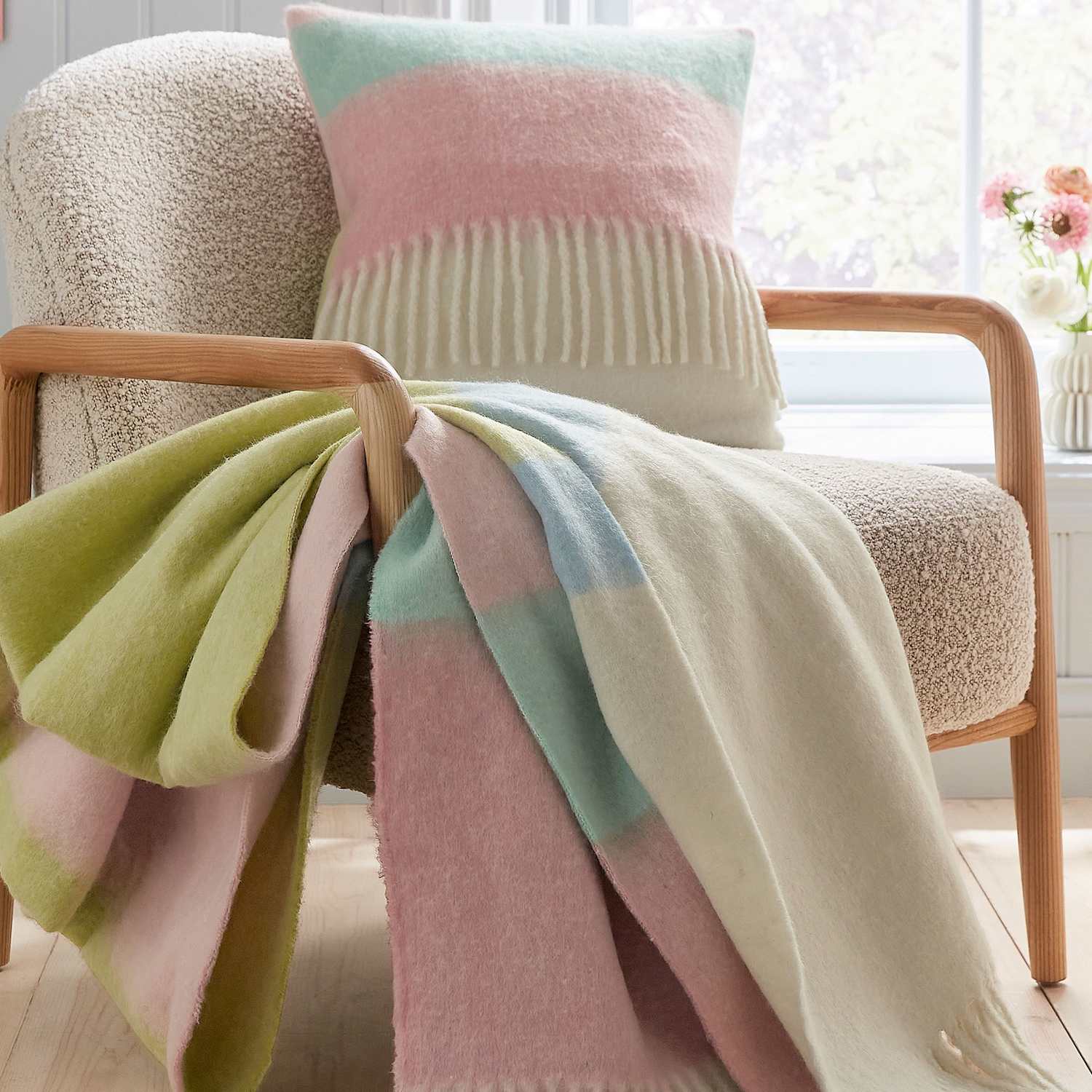 Land & Shore Landscape Throw - Extra Large - Multi - Available at M&S