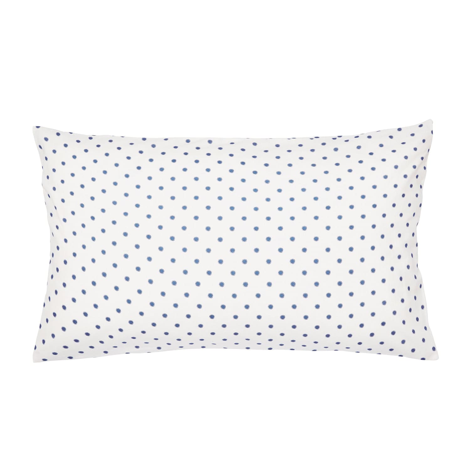 Land & Shore 2 Pack Pure Cotton Sora Floral Pillowcases - White Mix - Available at M&S