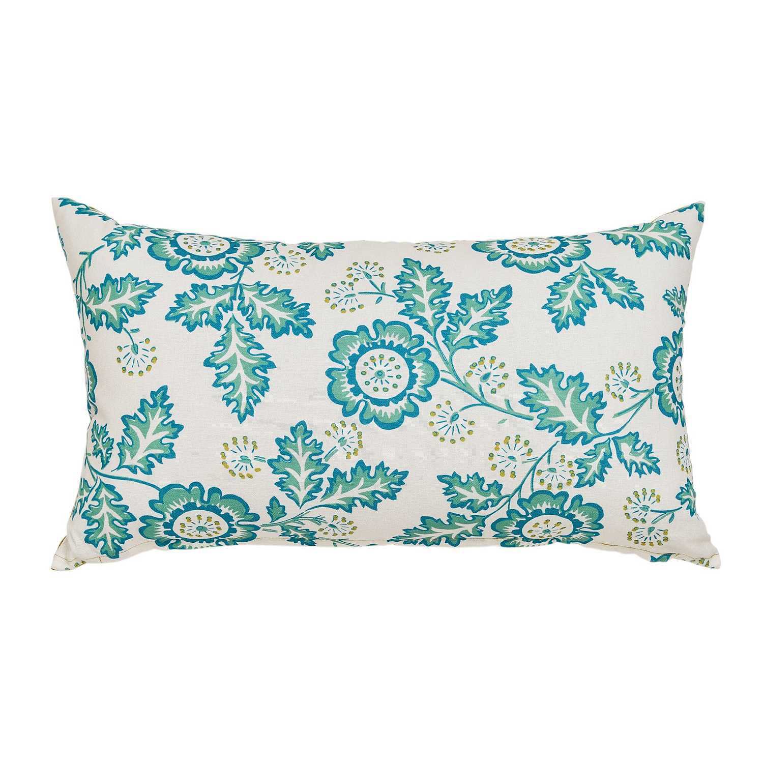 Land & Shore River Outdoor Cushion - Green Mix - Available at M&S