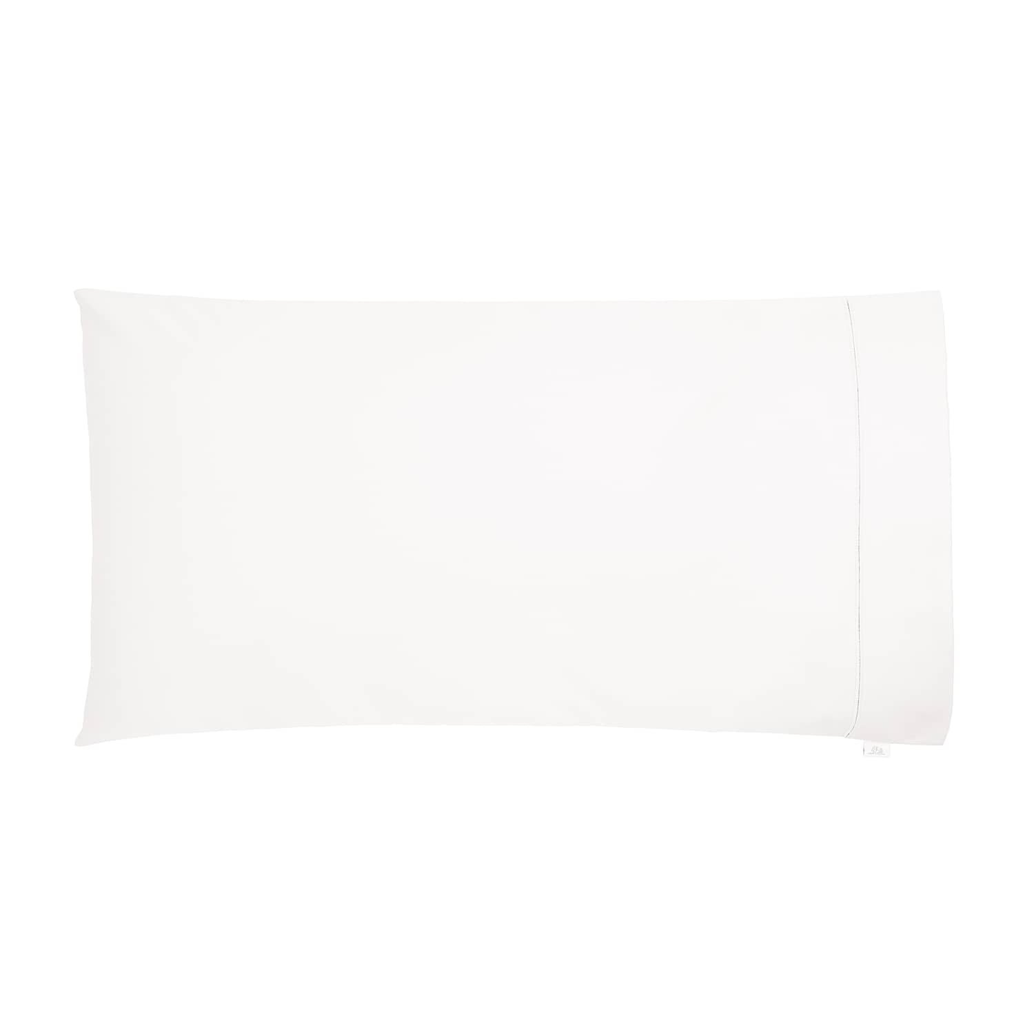 Bedeck Of Belfast Pure Cotton Sateen Pillowcase - Soft White - Available at M&S