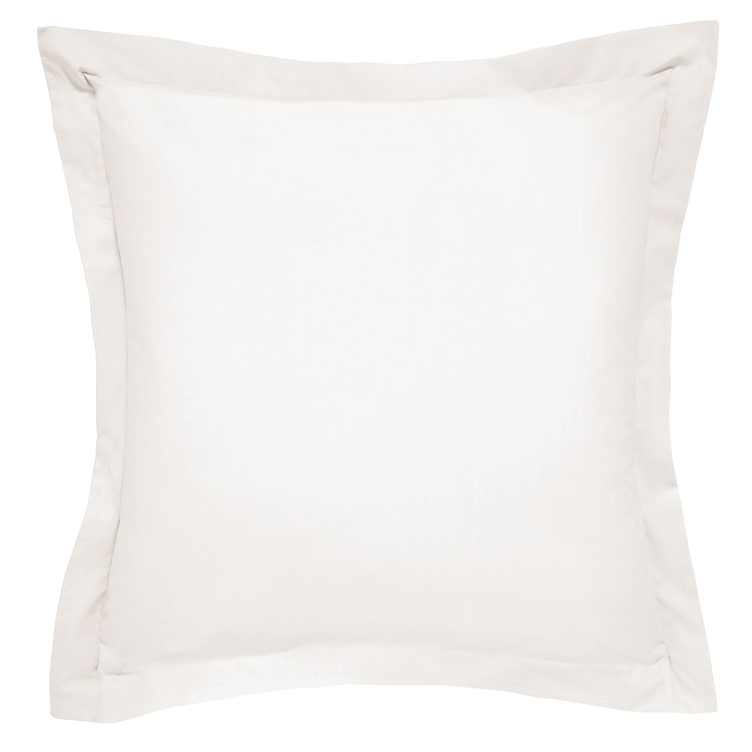 Bedeck Of Belfast Pure Cotton 1000 Thread Count Square Pillowcase - Soft White - Available at M&S
