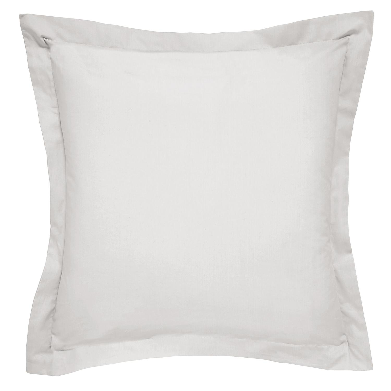 Bedeck Of Belfast Pure Cotton 1000 Thread Count Square Pillowcase - Silver - Available at M&S