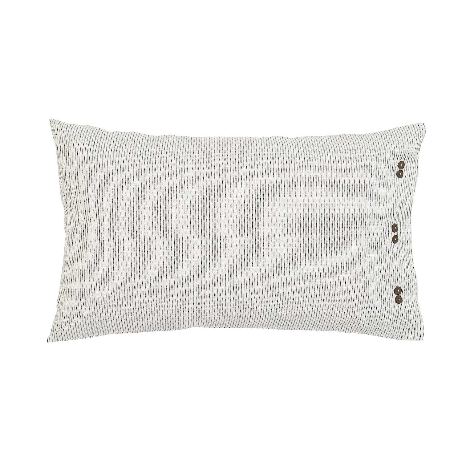 Bedeck Of Belfast 2 Pack Pure Cotton 200 Thread Count Pillowcases - Blue Mix - Available at M&S
