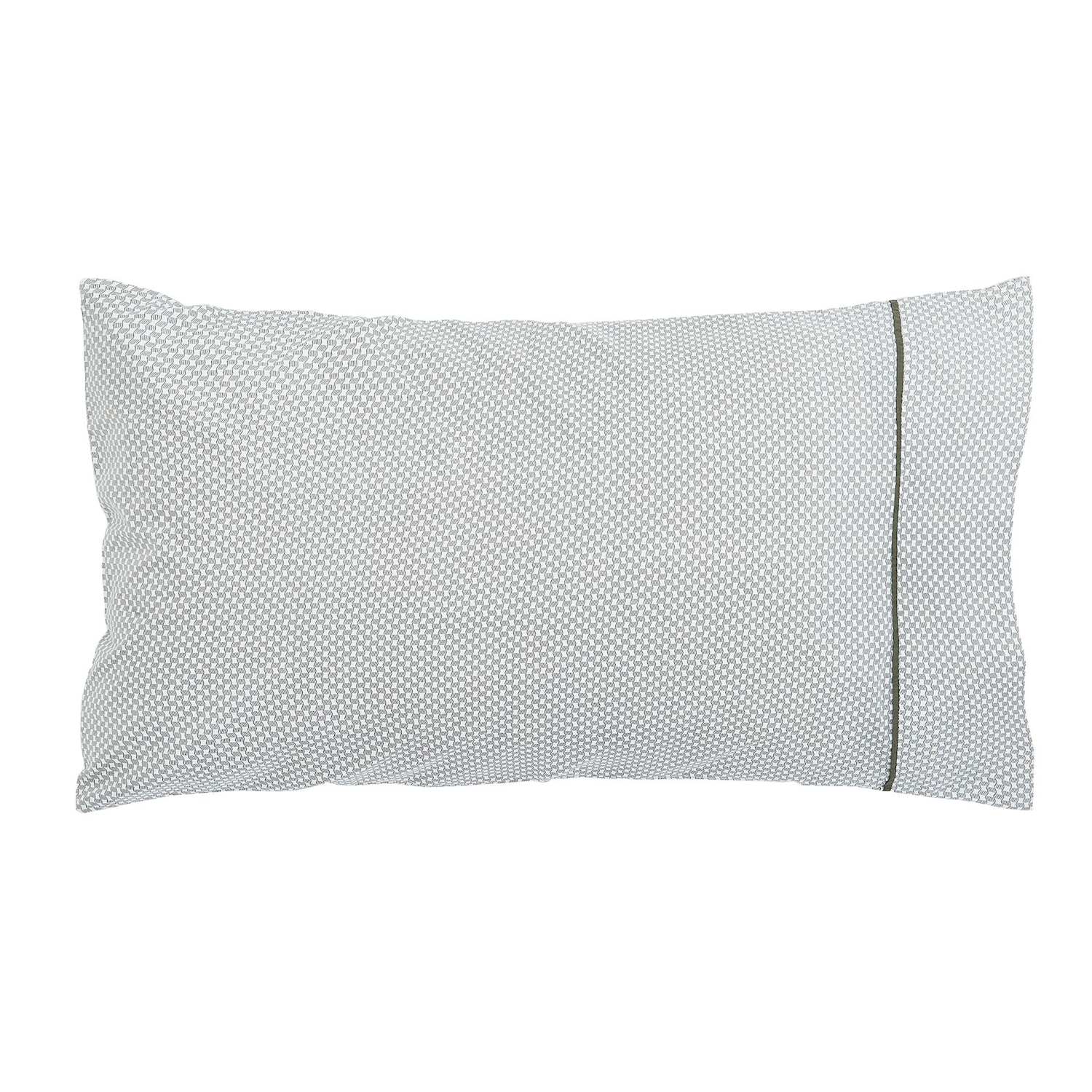 Bedeck Of Belfast 2 Pack Pure Cotton Reya Pillowcases - Grey Mix - Available at M&S