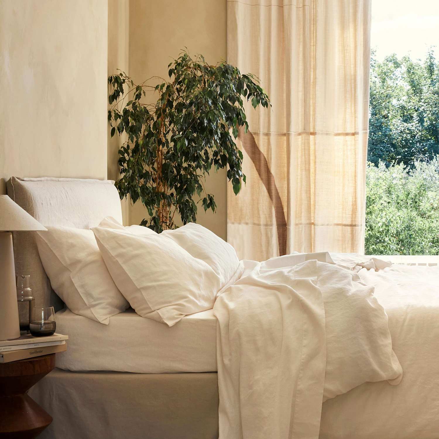 Piglet In Bed Linen Rich Duvet Cover - Single (3 ft) - Cream - Available at M&S