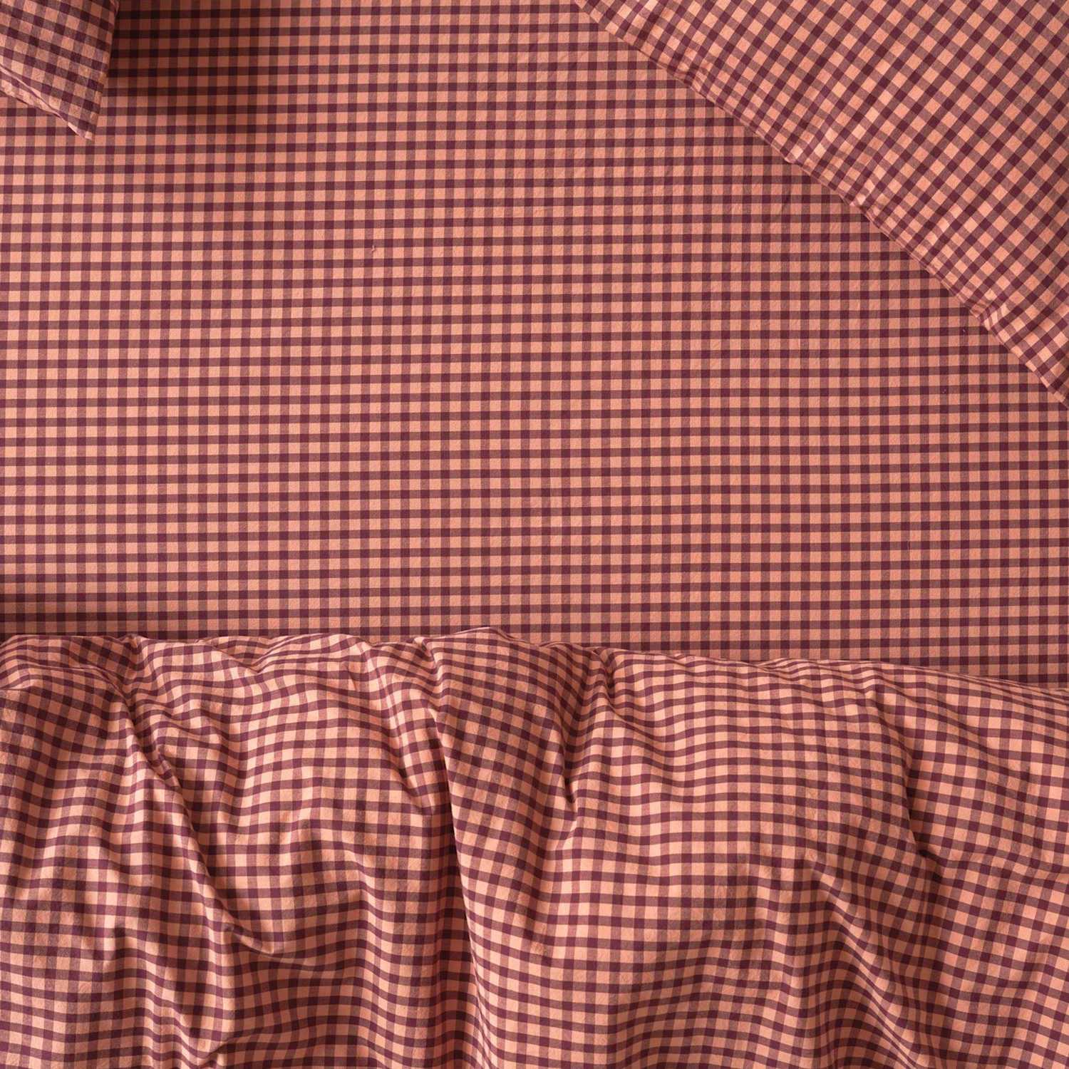 Piglet In Bed Washed Cotton Gingham Fitted Sheet - Single (3 ft) - Pink Mix - Available at M&S