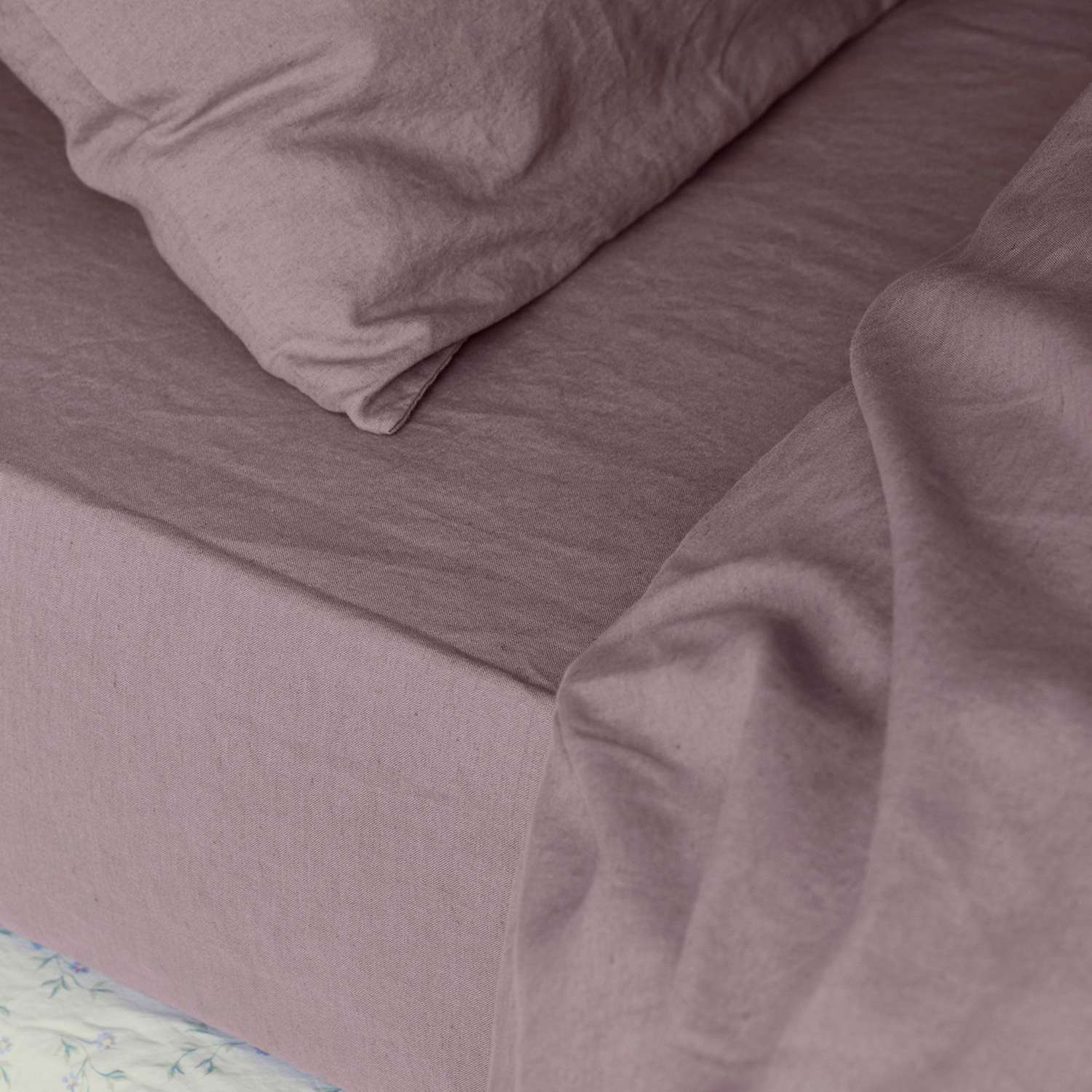 Piglet In Bed Linen Rich Fitted Sheet - Single (3 ft) - Purple - Available at M&S