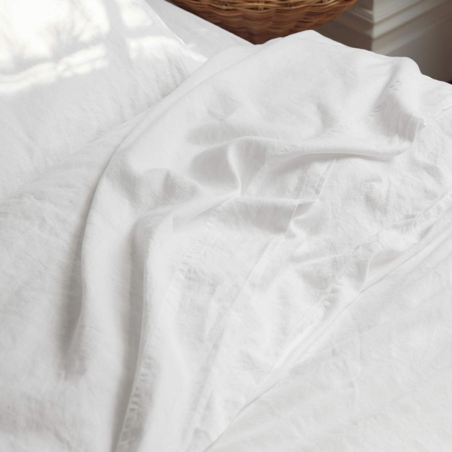 Piglet In Bed Linen Rich Flat Sheet - Single (3 ft) - White - Available at M&S