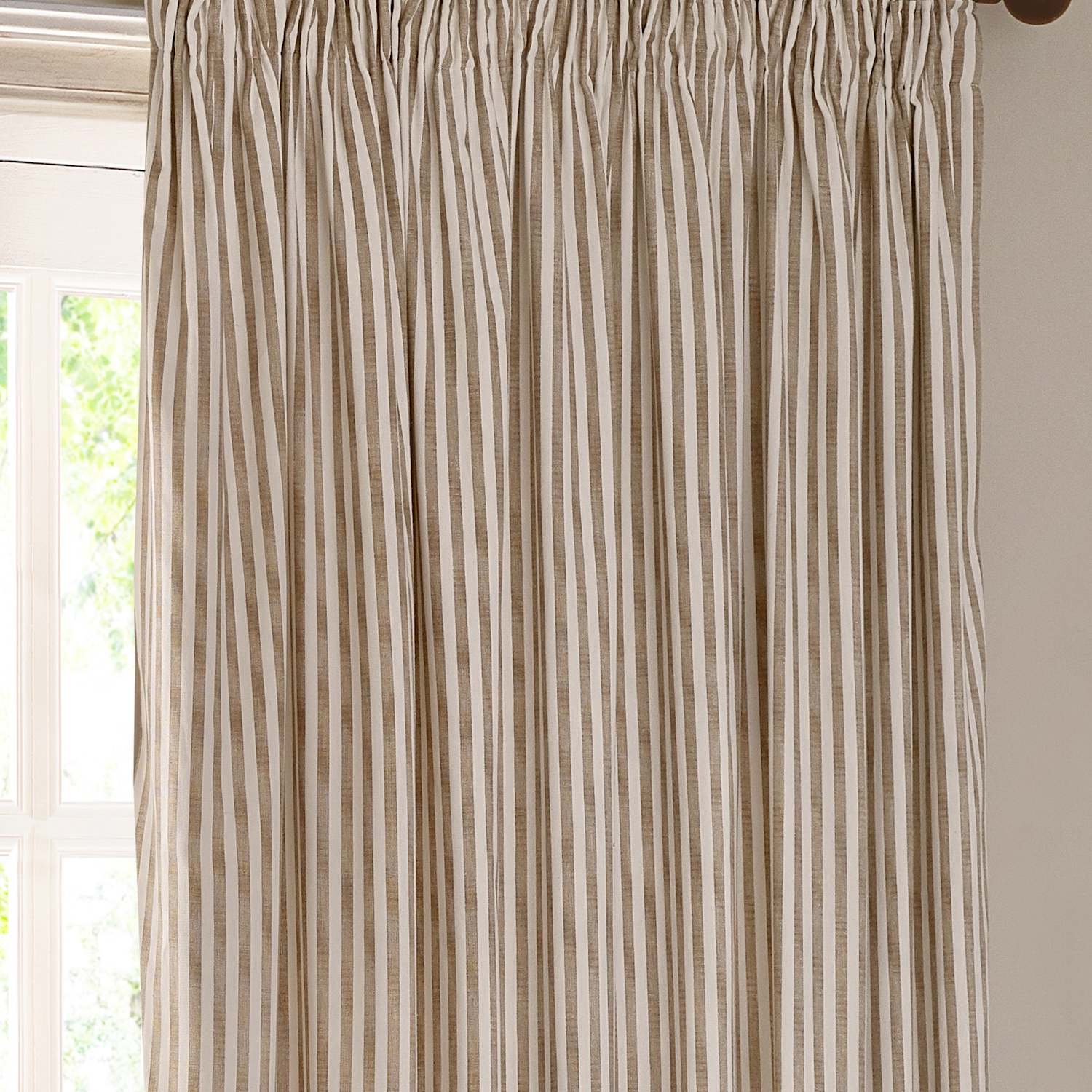 Yard Hebden Blackout Pencil Pleat Curtains - W168cm, Drop 183cm - Natural Mix - Available at M&S