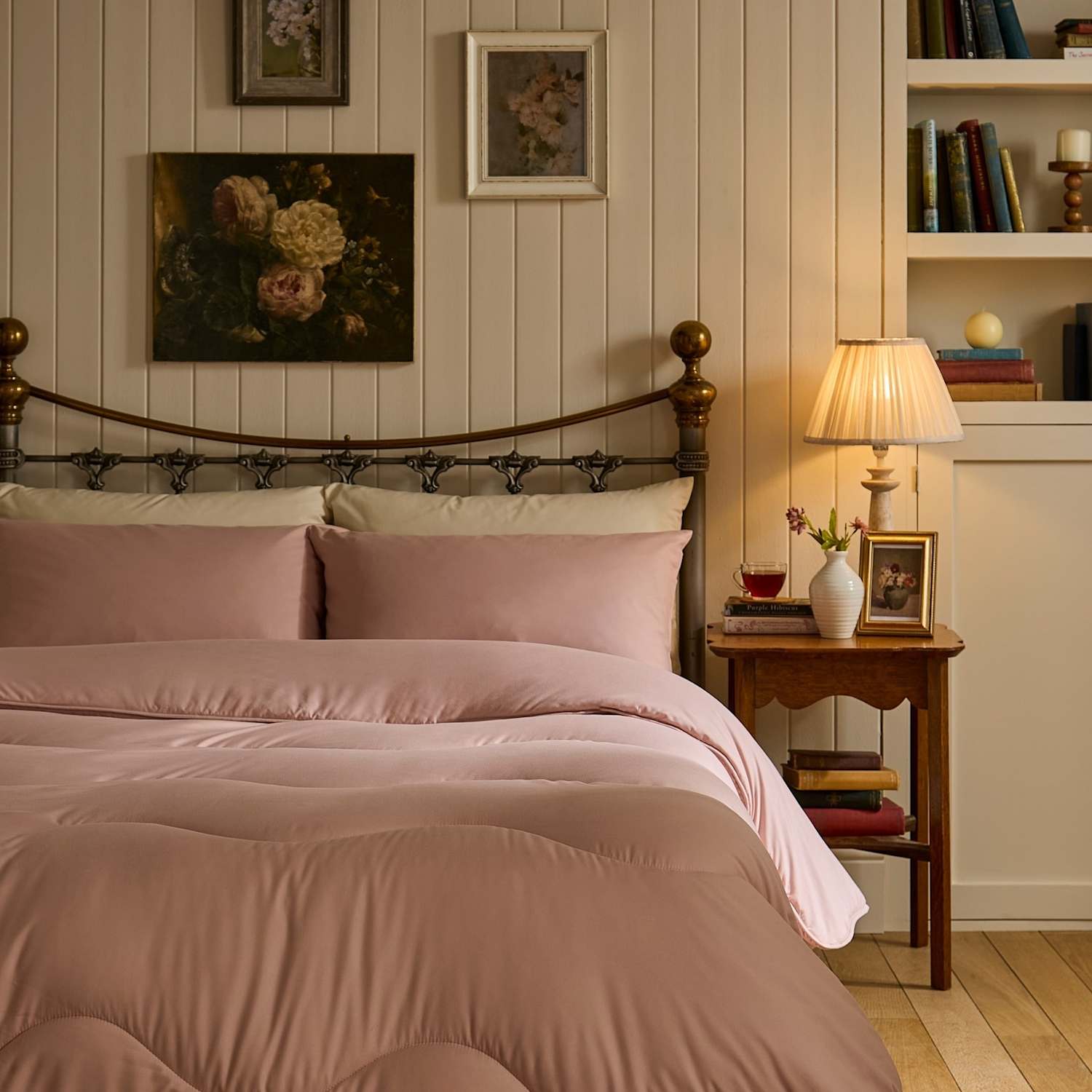 Nightlark 4.5 Tog Coverless Duvet and Pillowcase - Single (3 ft) - Pink - Available at M&S