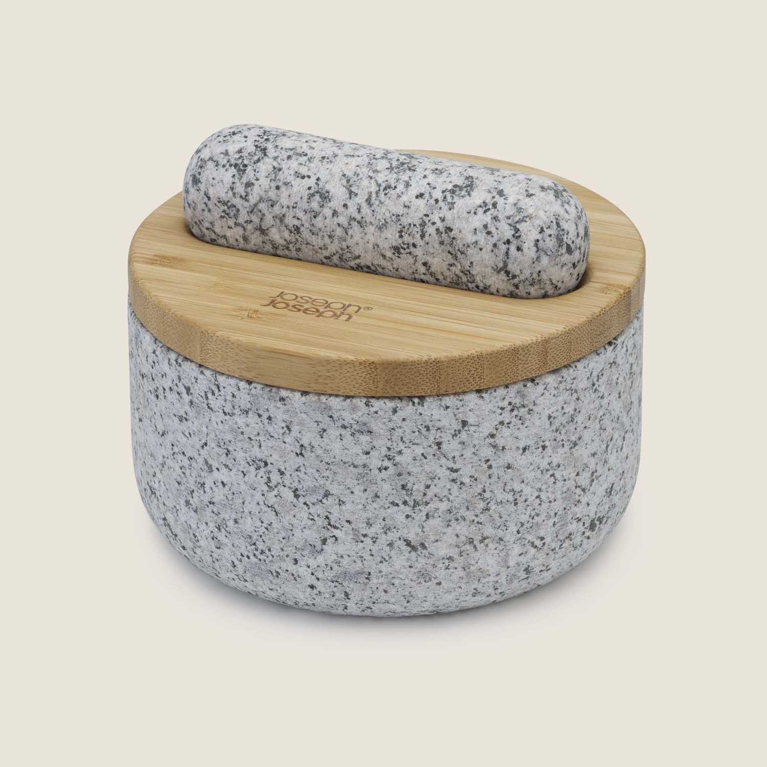 Joseph Joseph Dash Granite Pestle and Mortar - Grey - Available at M&S