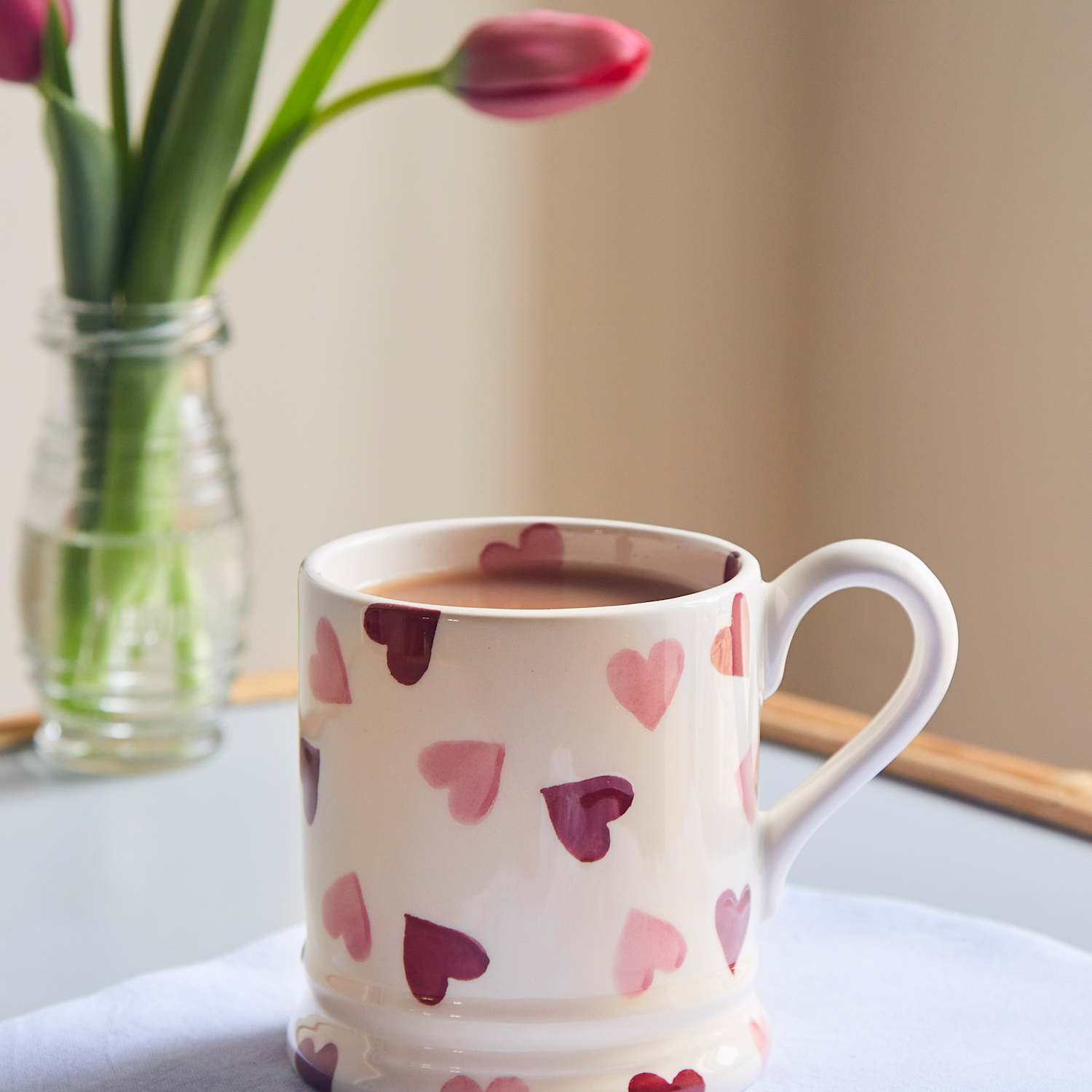 Emma Bridgewater Pink Hearts Mug - Pink Mix - Available at M&S