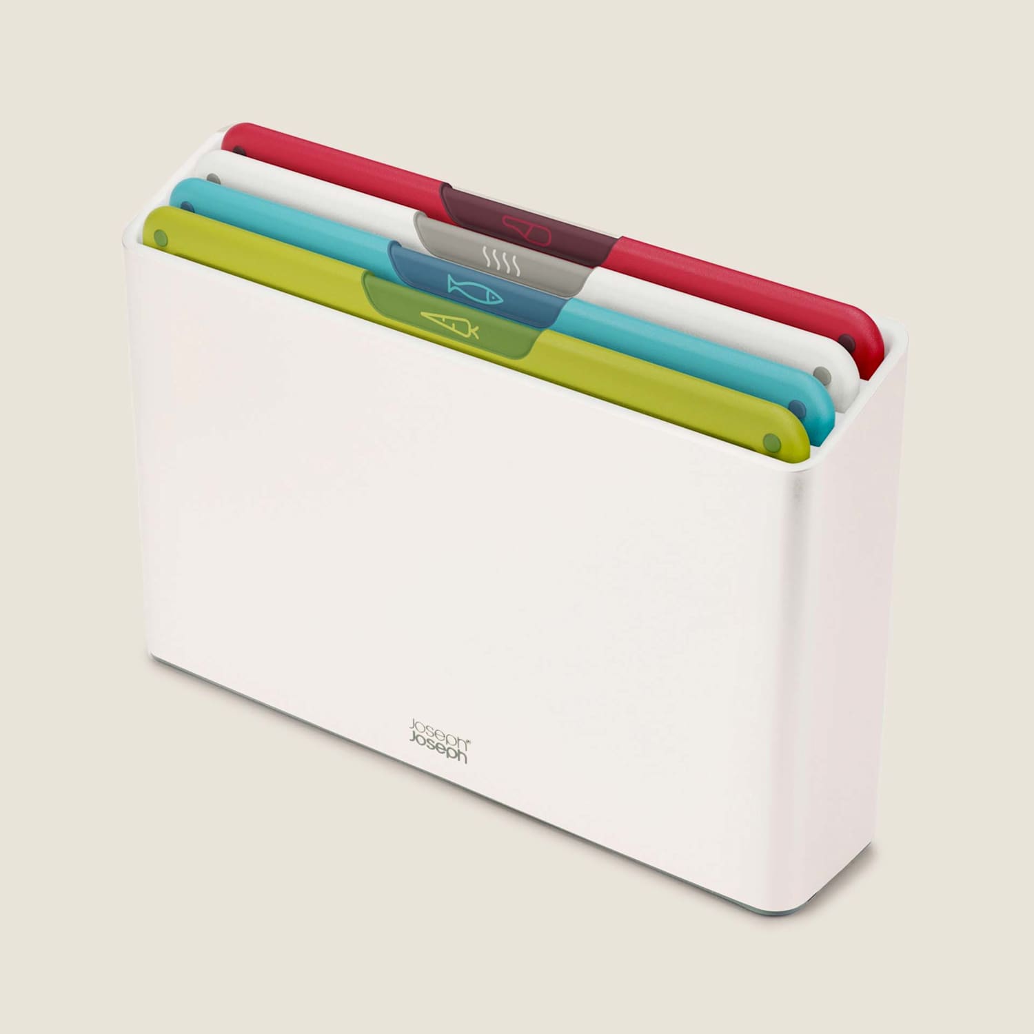 Joseph Joseph Men's 4 Piece Folio Icon Chopping Board Set - White - Available at M&S