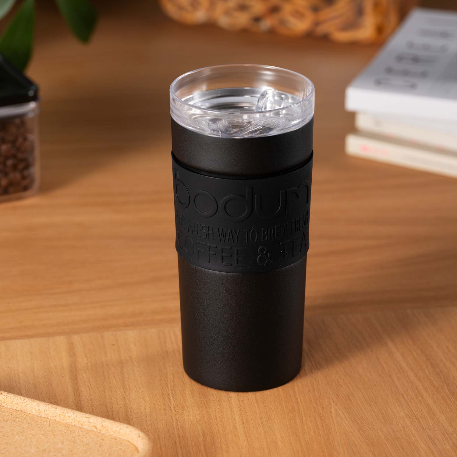 Bodum Men's Vacuum Travel Mug 355ml - Black - Available at M&S
