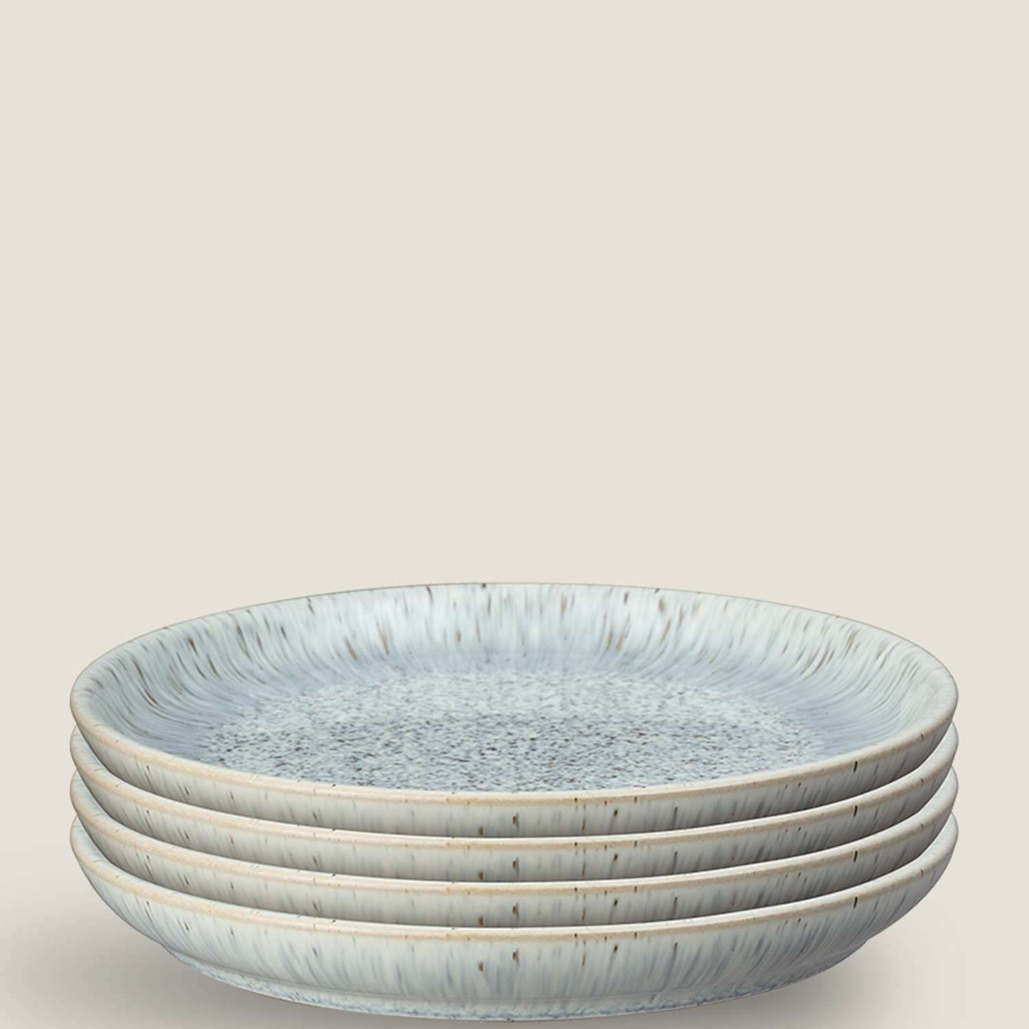 Denby Men's Set of 4 Halo Speckle Side Plates - Blue Mix - Available at M&S