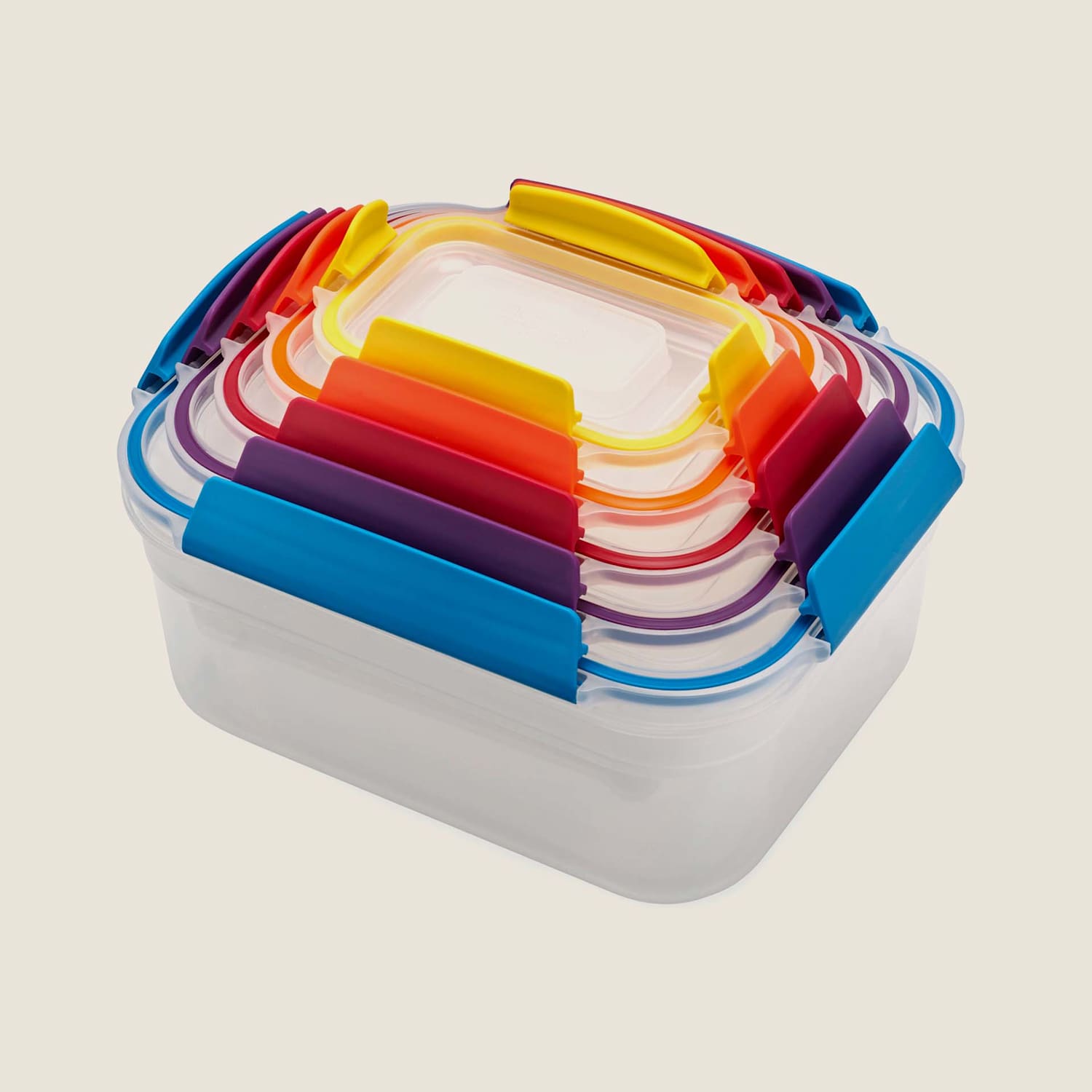 Joseph Joseph Men's Set of 5 Nest Lock Storage Containers - Multi - Available at M&S