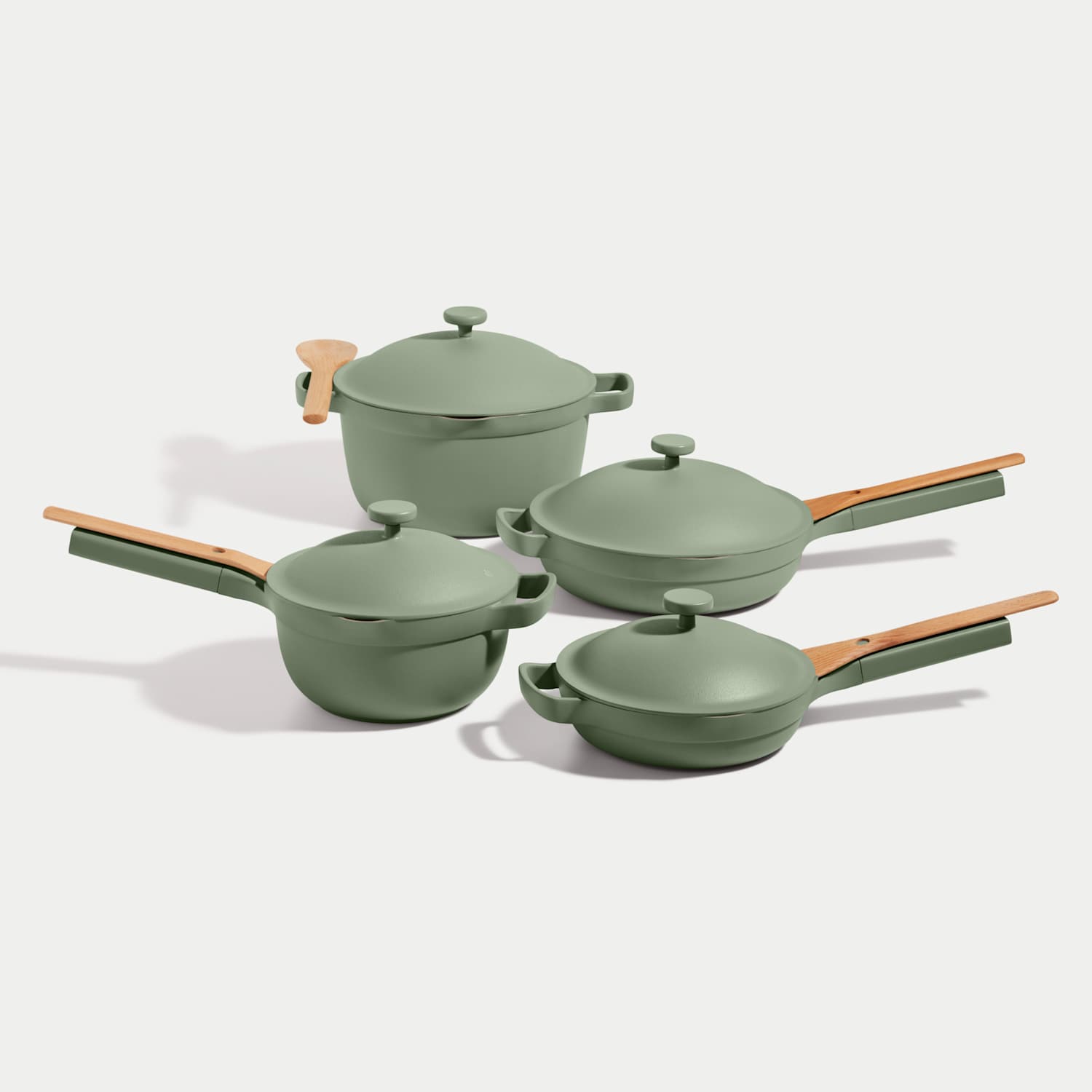 Our Place Men's 4 Piece Ceramic Non-Stick Cookware Set - Sage - Available at M&S