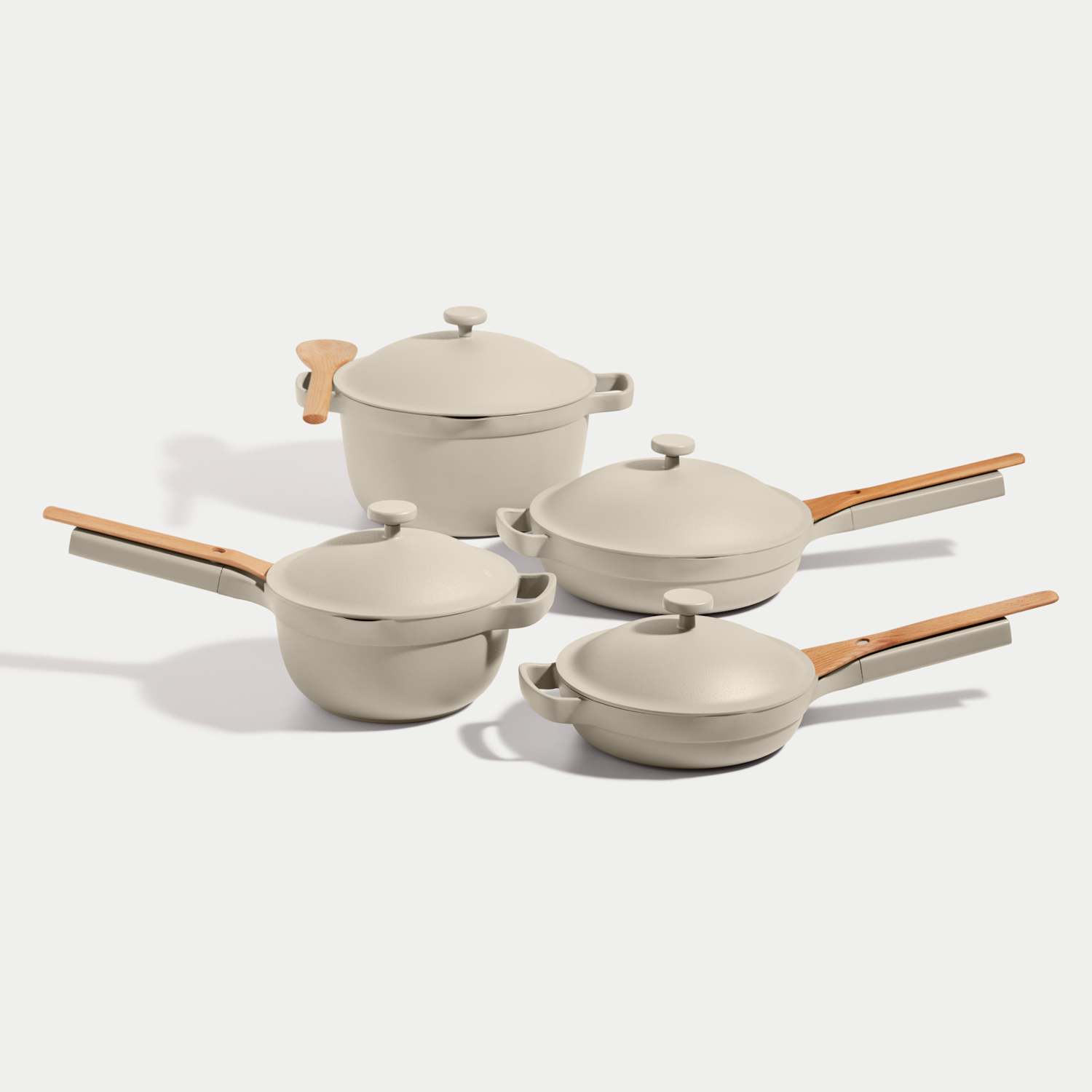 Our Place Men's 4 Piece Ceramic Non-Stick Cookware Set - Cream - Available at M&S
