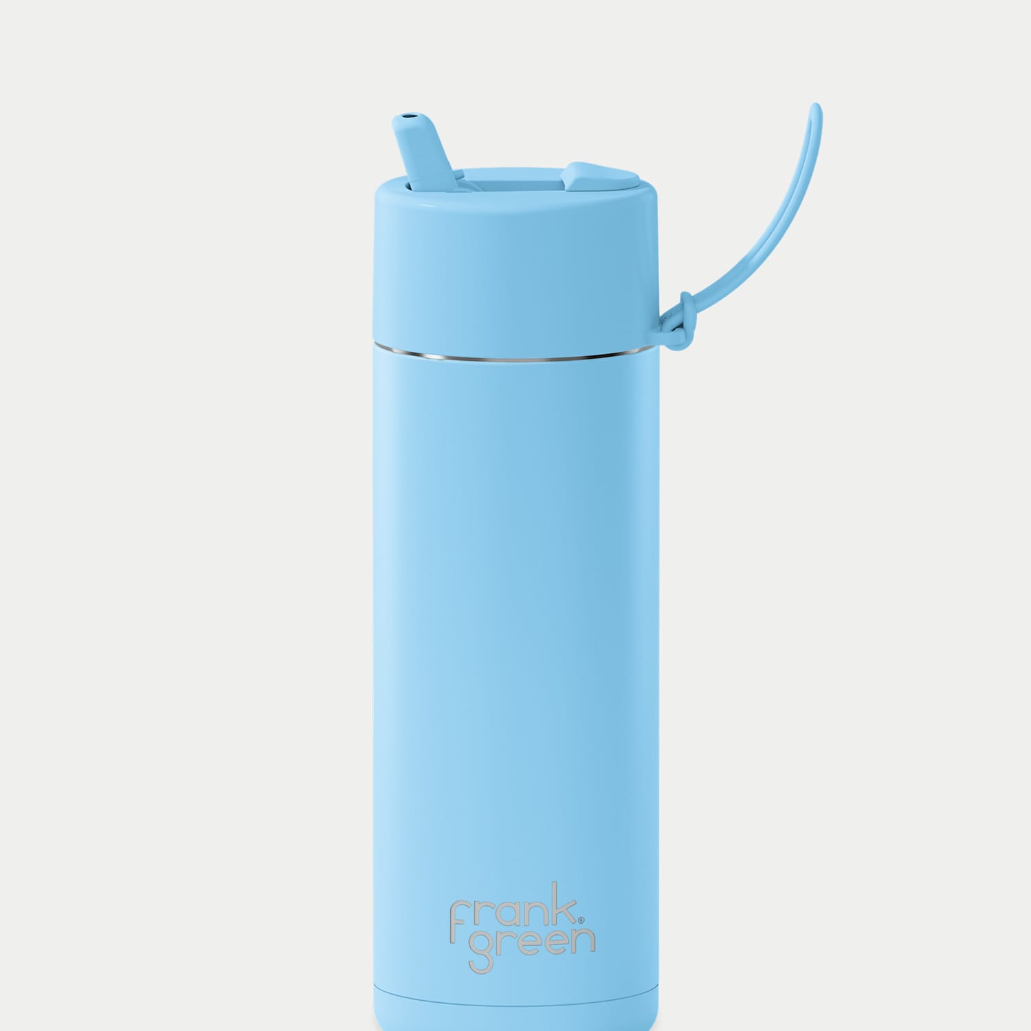 Frank Green Men's Stainless Steel Water Bottle 595ml - Sky Blue - Available at M&S