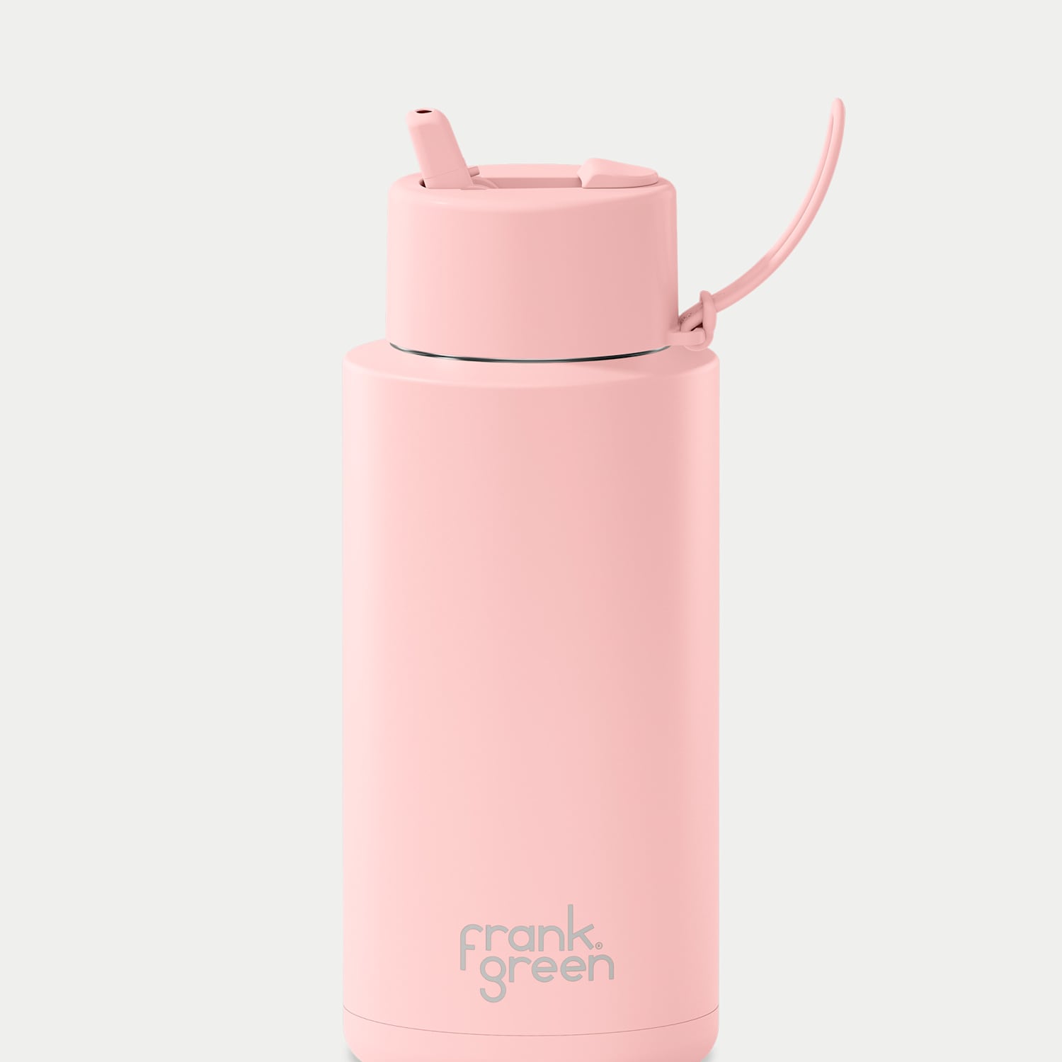Frank Green Men's Stainless Steel Water Bottle 1L - Blush Pink - Available at M&S