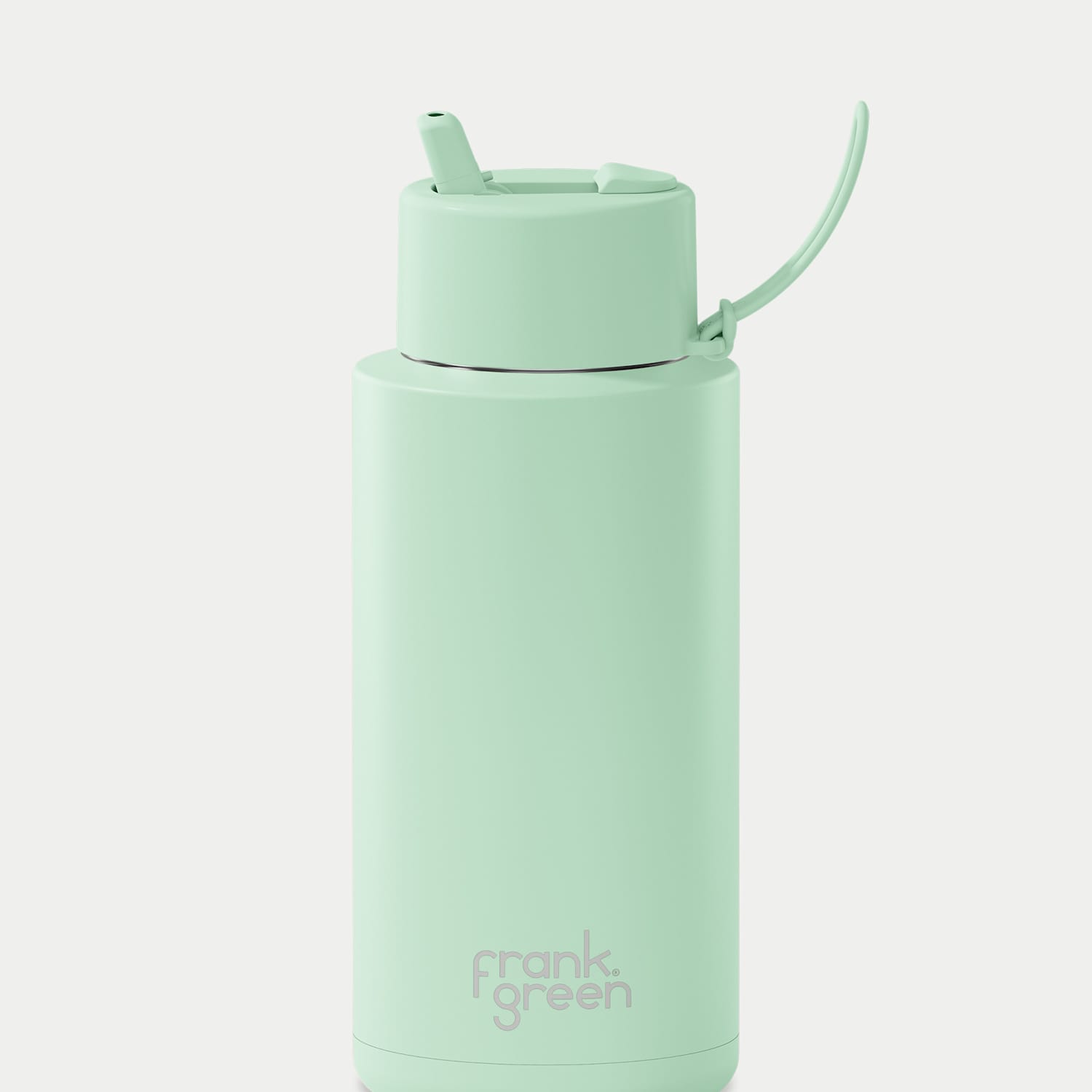 Frank Green Men's Stainless Steel Water Bottle 1L - Mint - Available at M&S