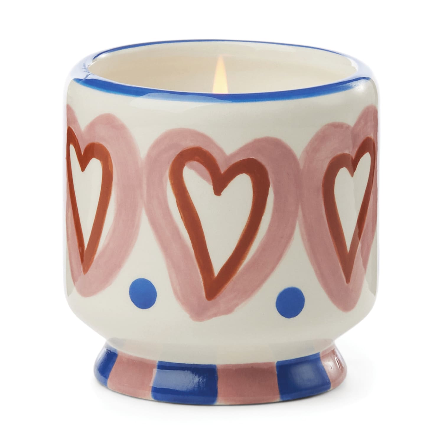 Paddywax Women's Adopo Hearts Rosewood Vanilla Ceramic Candle 226g - Available at M&S