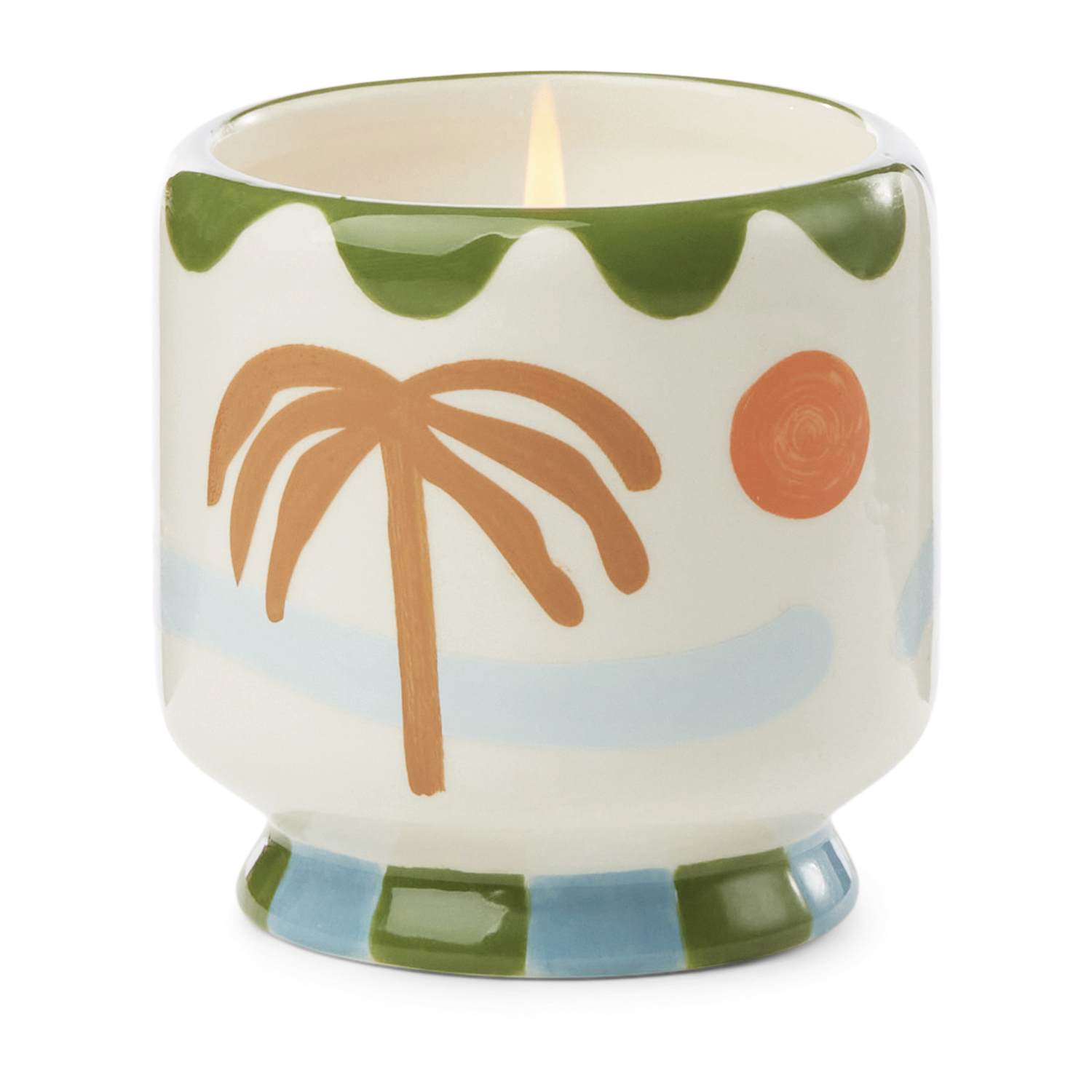 Paddywax Women's Adopo Palm Tree Lush Palms Ceramic Candle 226g - Available at M&S