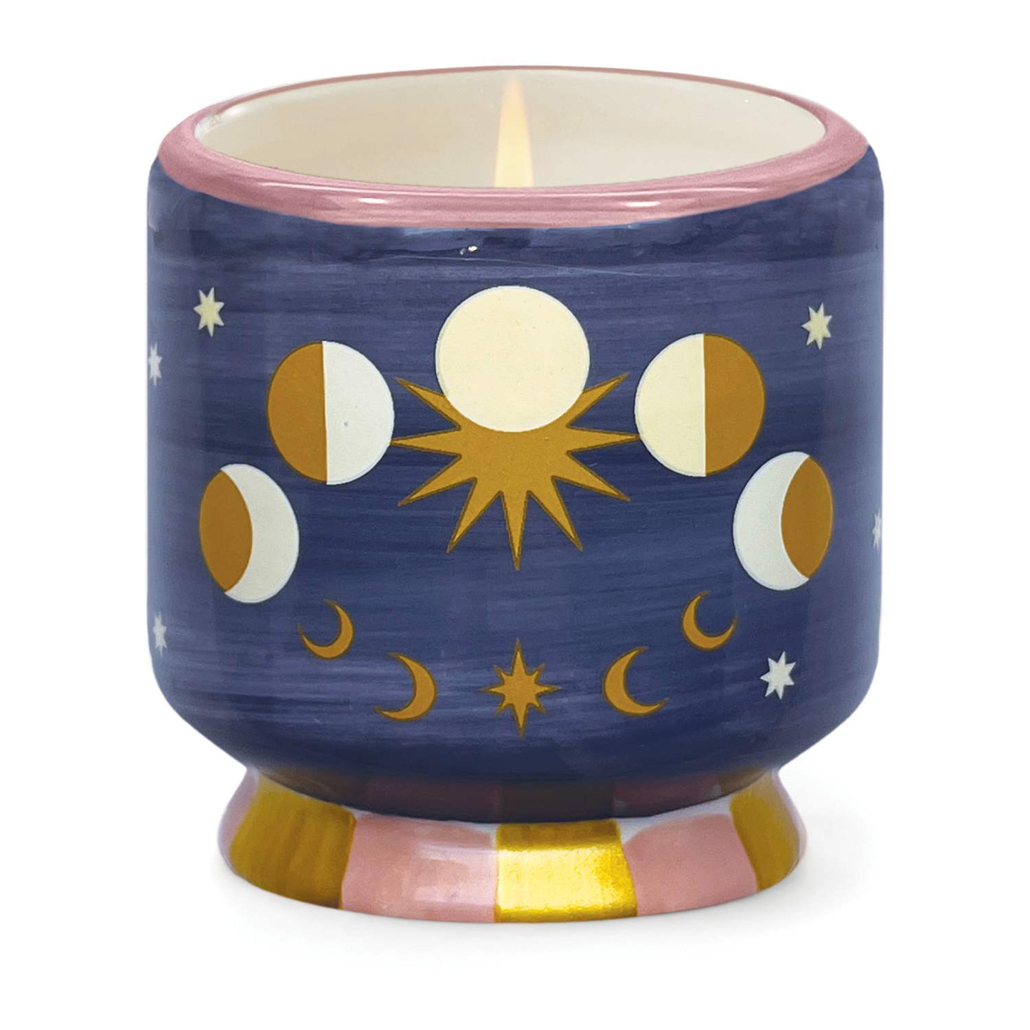 Paddywax Women's Adopo Moon Phases Jasmine & Rose Boxed Ceramic Candle 226g - Available at M&S