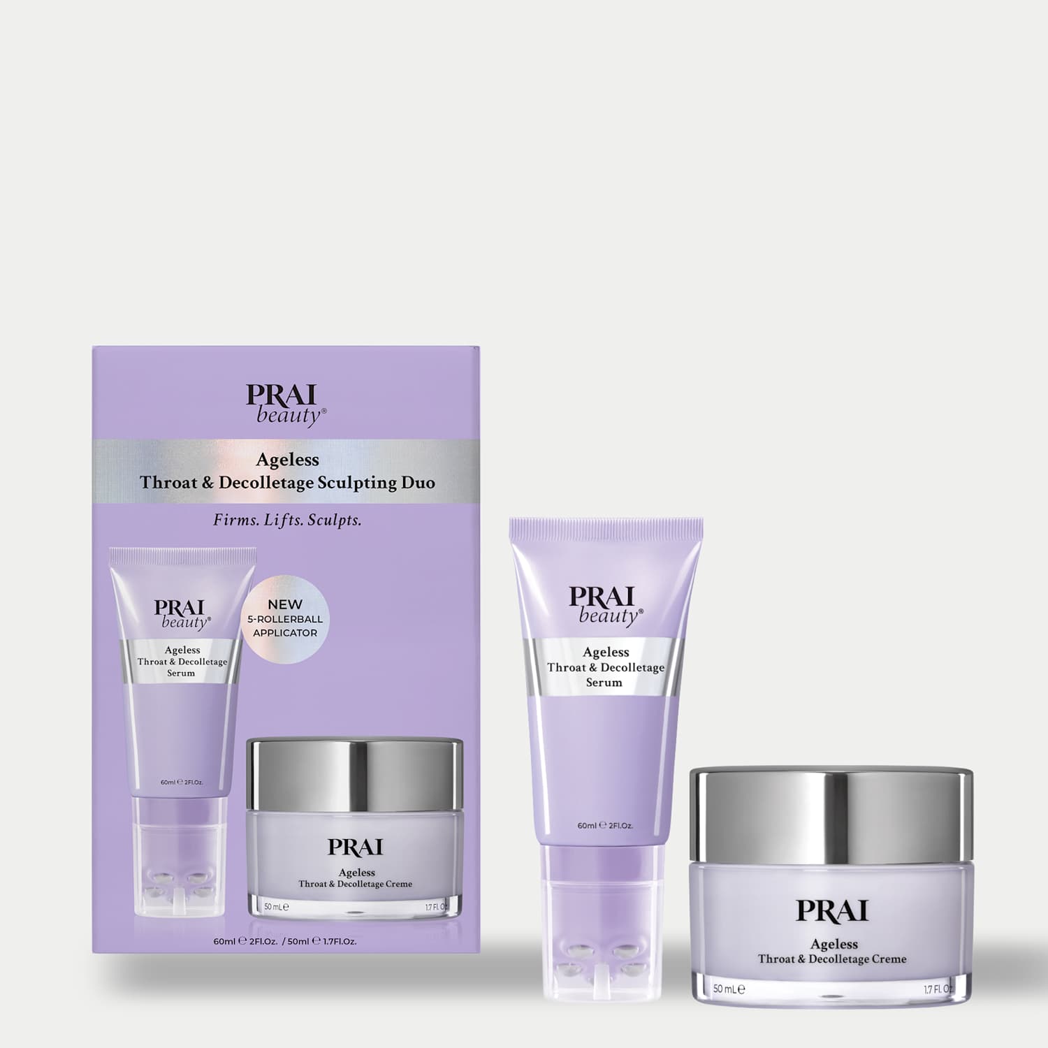 Prai Women's Ageless Neck and Decolletage Sculpting Duo - Available at M&S