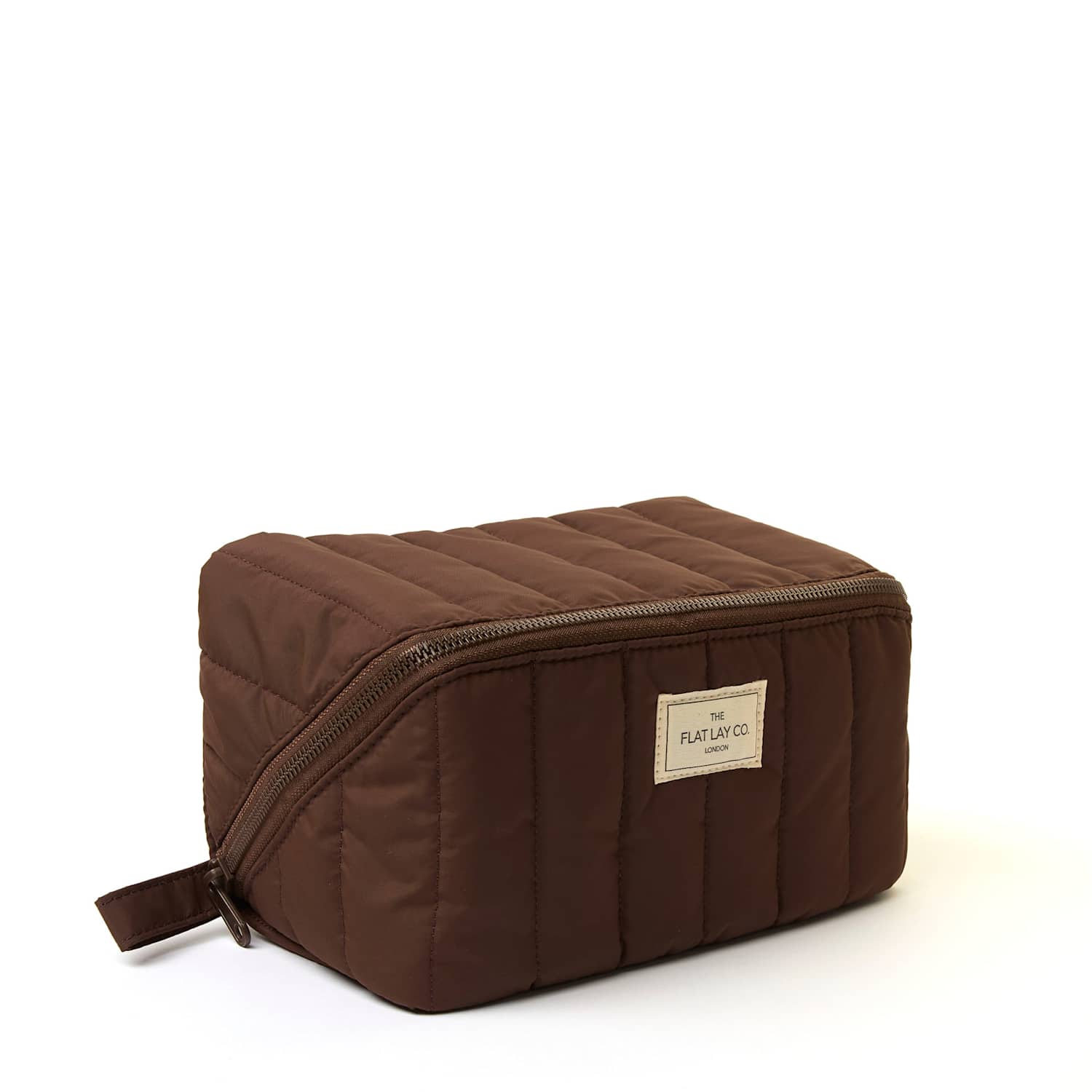 The Flat Lay Co. Women's Marshmallow Flat Lay Makeup Box Bag - Espresso - Available at M&S
