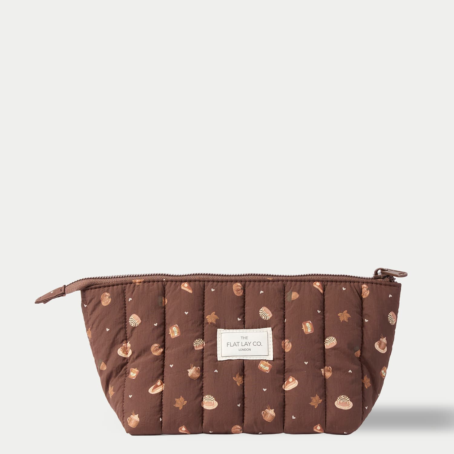 Flat Lay Co Women's Essential Makeup Pouch - Faded Orange - Available at M&S