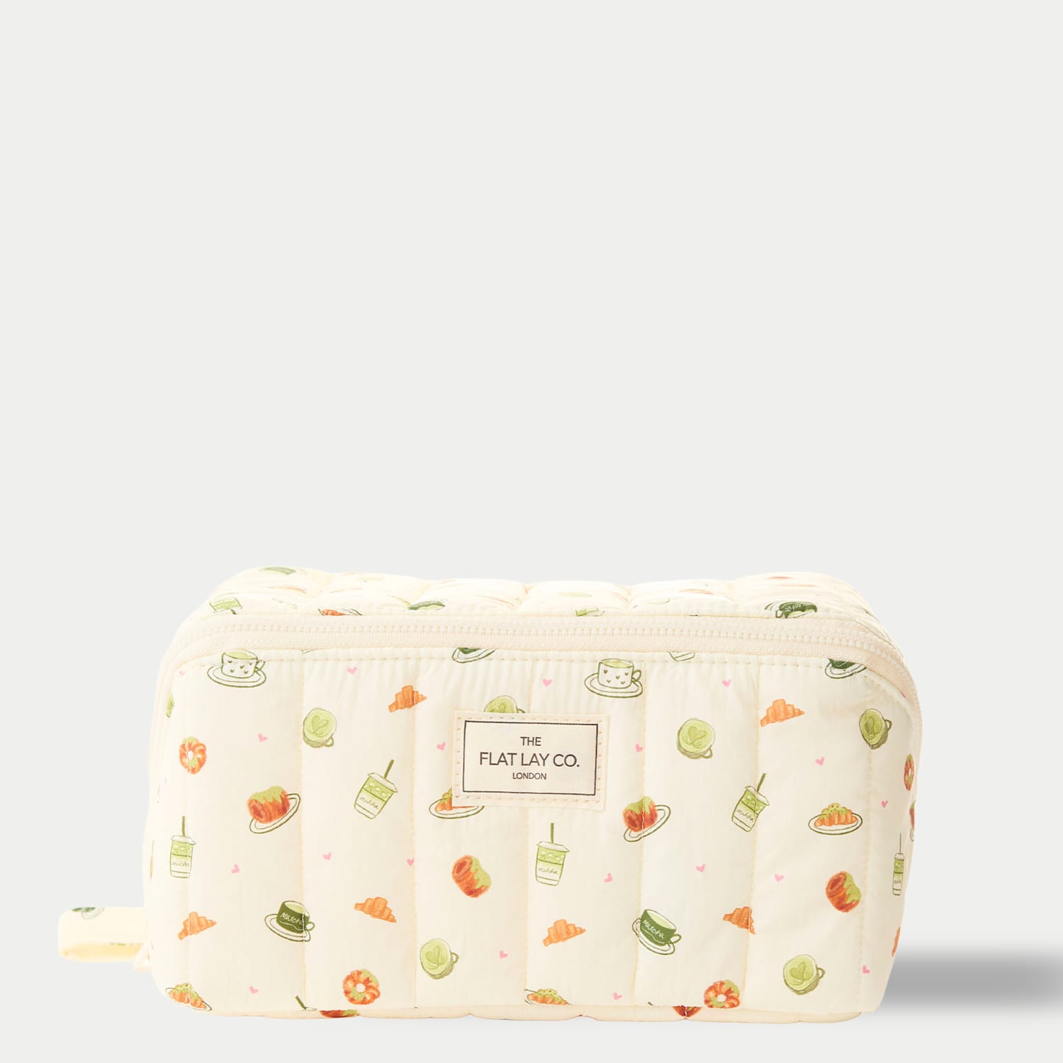 Flat Lay Co Women's Marshmallow Flat Lay Makeup Box Bag - Light Green Mix - Available at M&S