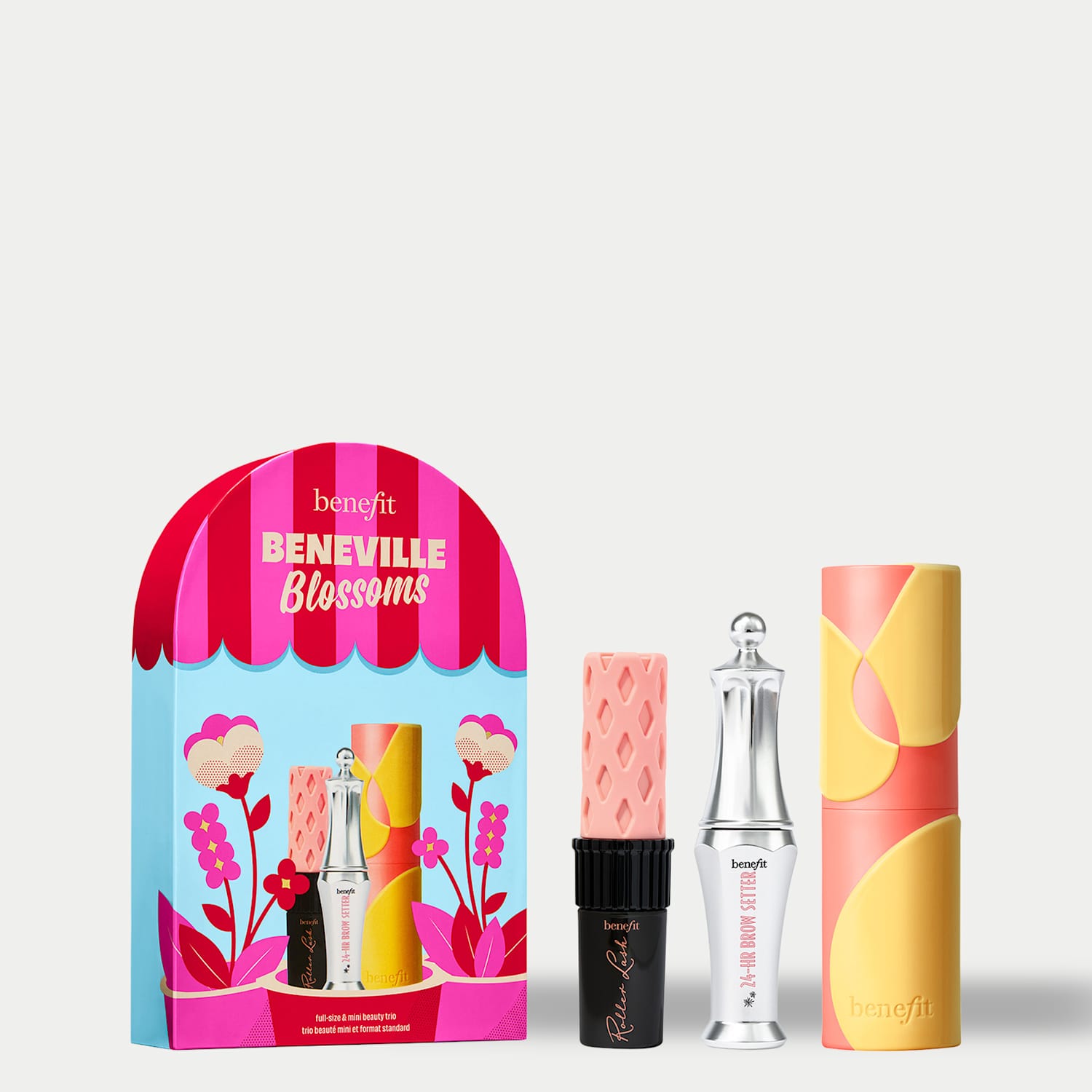 Benefit Beneville Blossoms, Gel Stick Blush, Mascara & Eyebrow Gel Trio Gift Set. - Available at M&S