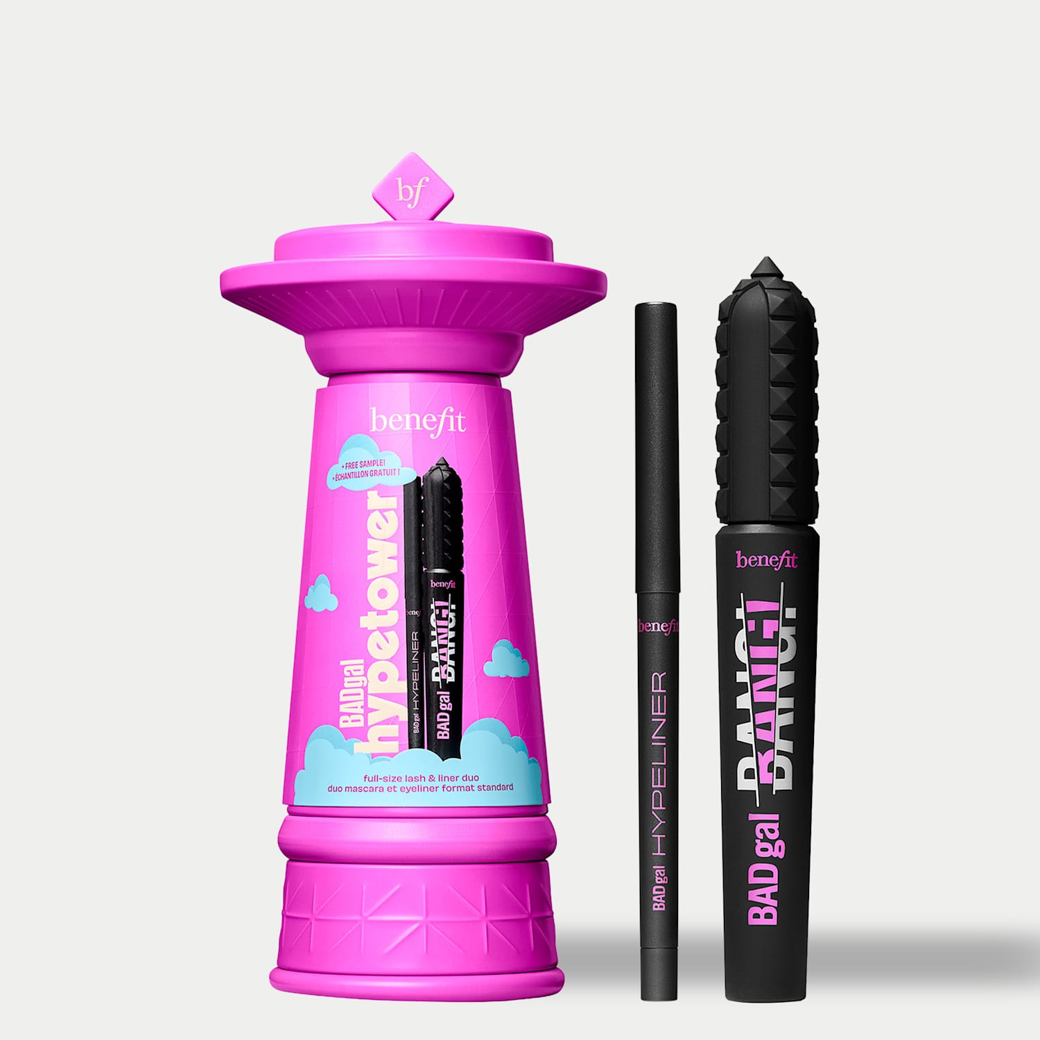 Benefit BADgal Hypetower Mascara & Eyeliner Duo Gift Set - Available at M&S