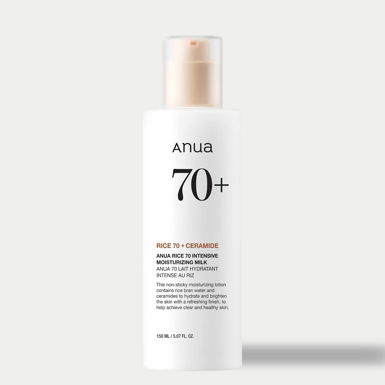 Anua Rice 70 Intensive Moisturizing Milk 150ml - Available at M&S