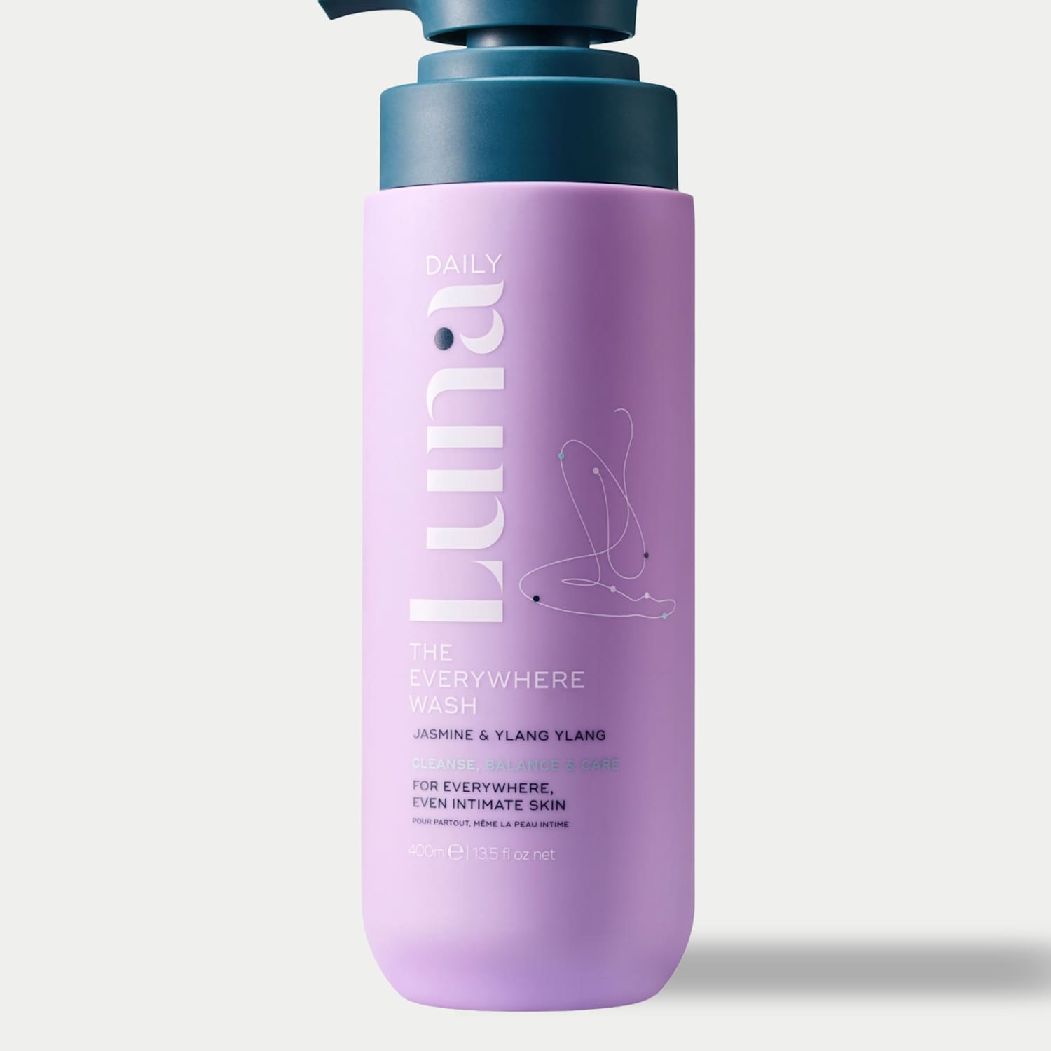 Luna Daily Women's The Everywhere Wash - Original Jasmine & Ylang Ylang 400ml - Available at M&S