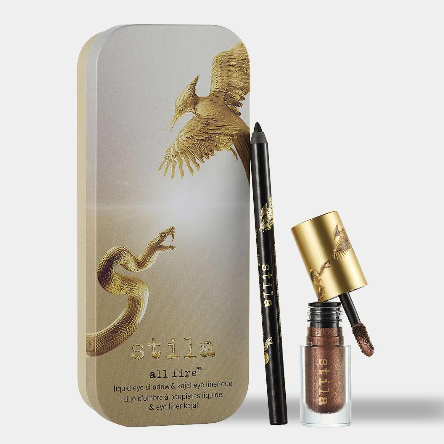 Stila Women's All Fire Liquid Eye Shadow / Kajal Eye Liner Duo - Available at M&S