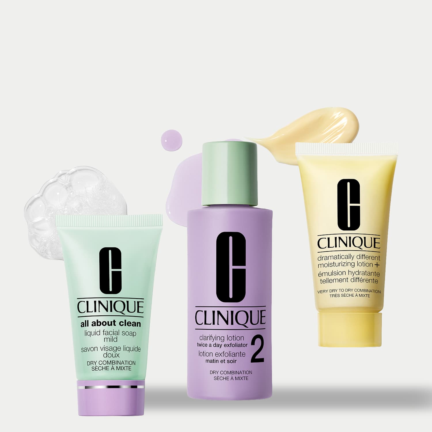 Clinique Women's Skin School Supplies: Cleanser Refresher Course (Type 2) - Available at M&S