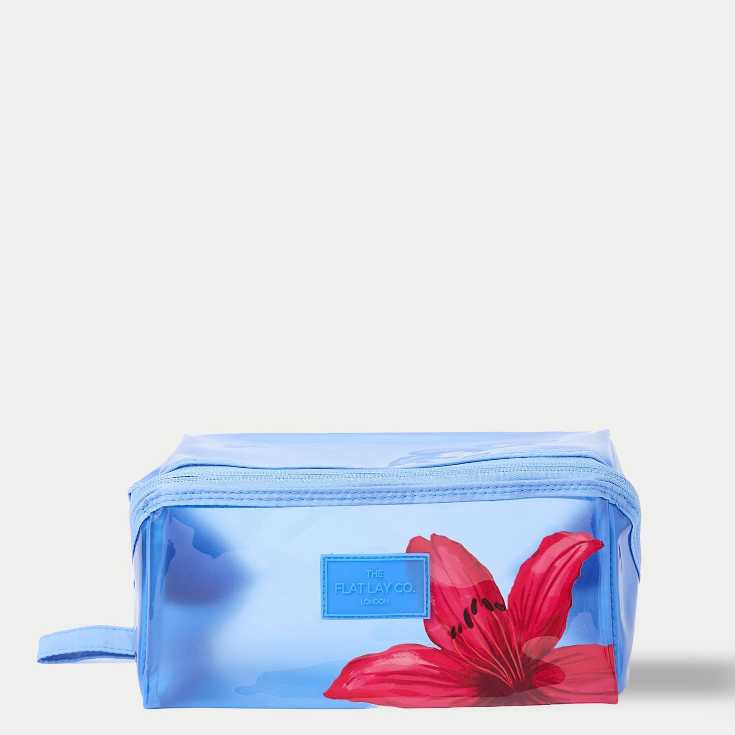 The Flat Lay Co. Women's Jelly Flat Lay Makeup Box Bag - Red - Available at M&S