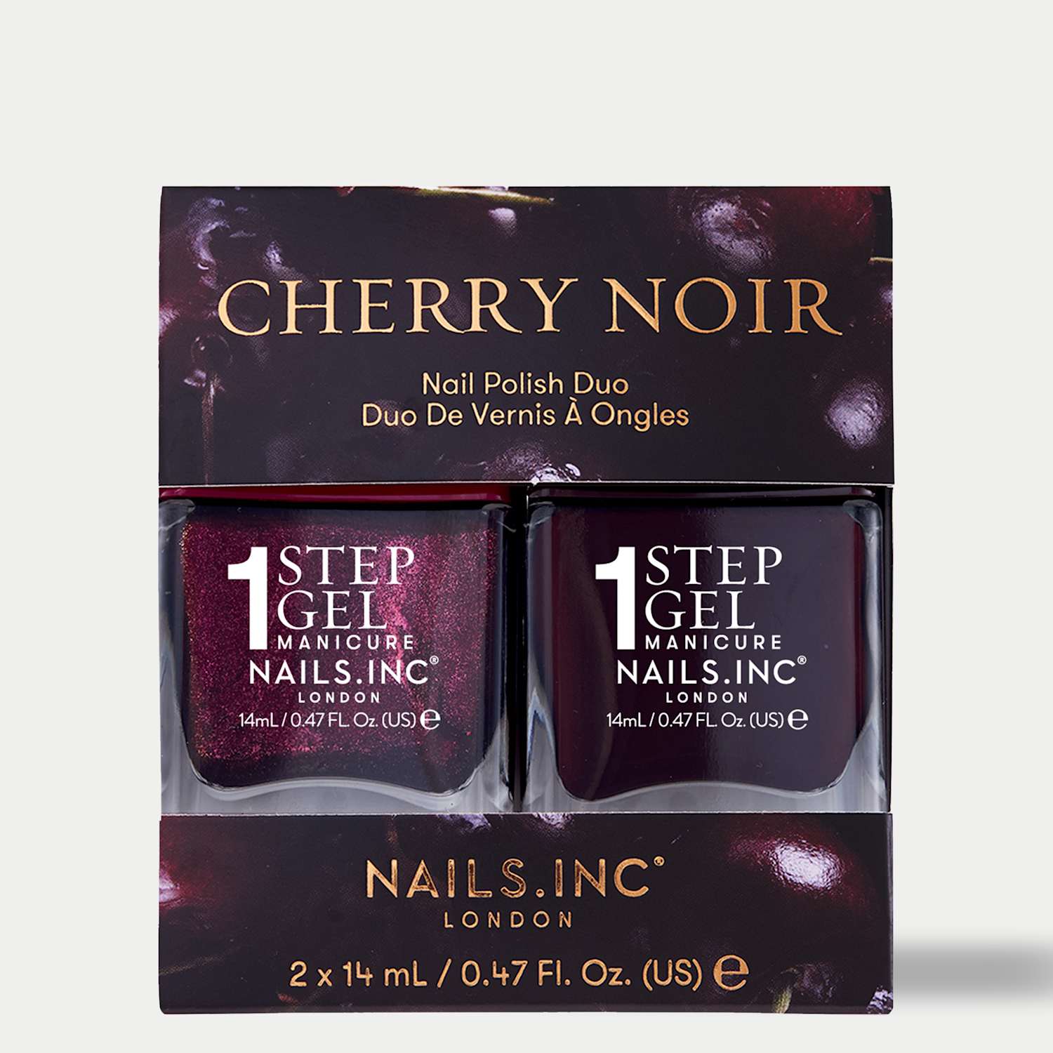 Nails Inc. Women's Nails Inc Duo - Burgundy Mix - Available at M&S